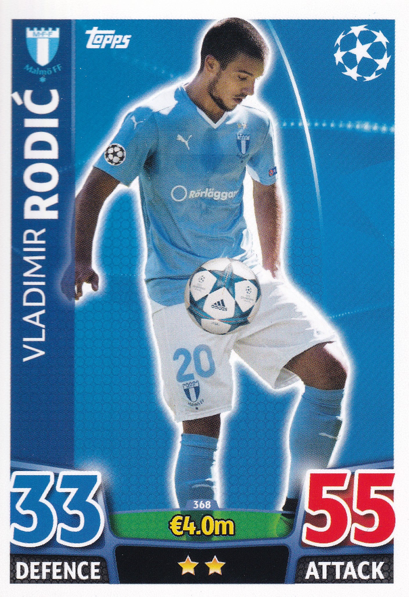 368. VLADIMIR RODIC - MALMÖ FF