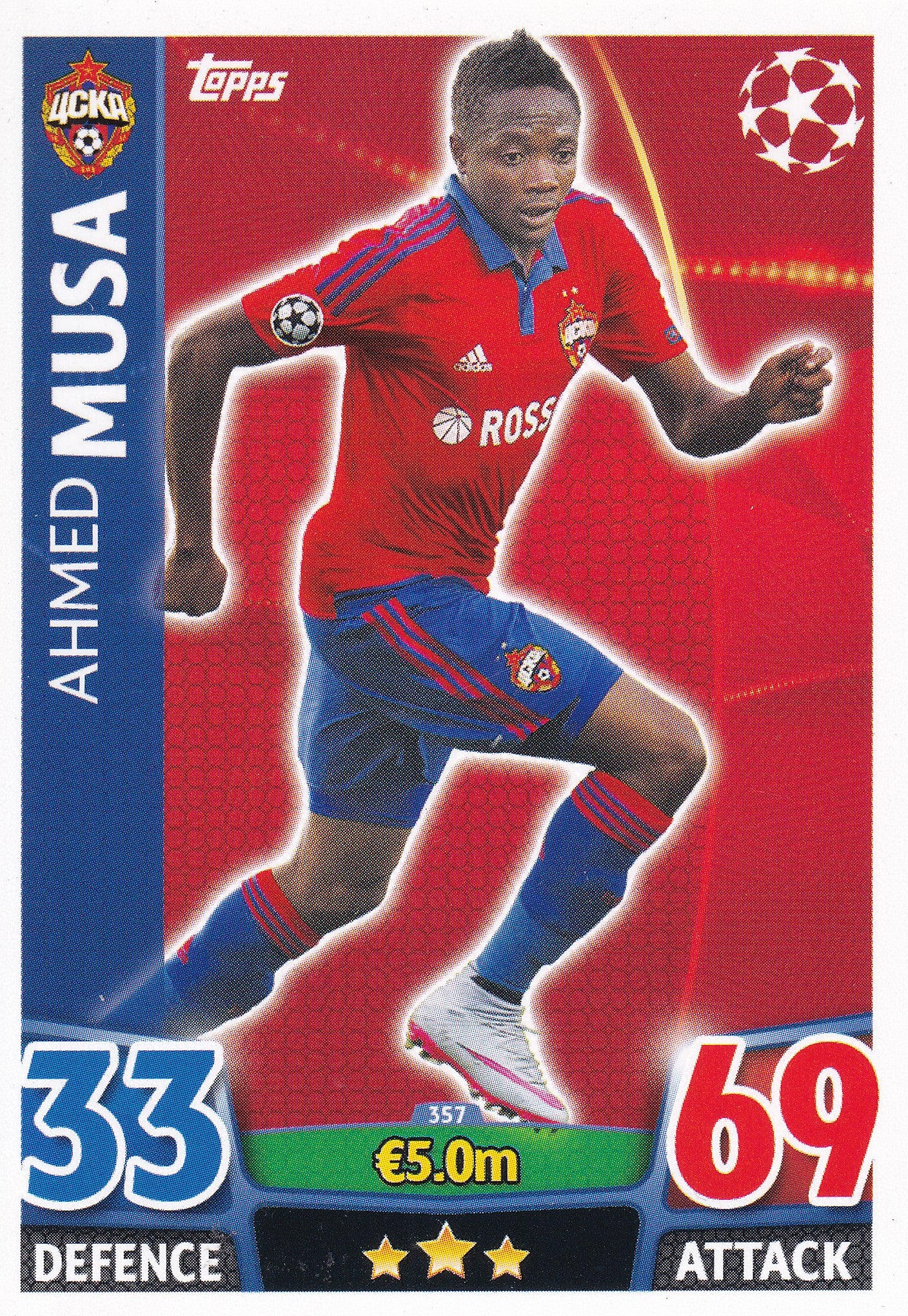 357. AHMED MUSA - CSKA MOSKVA