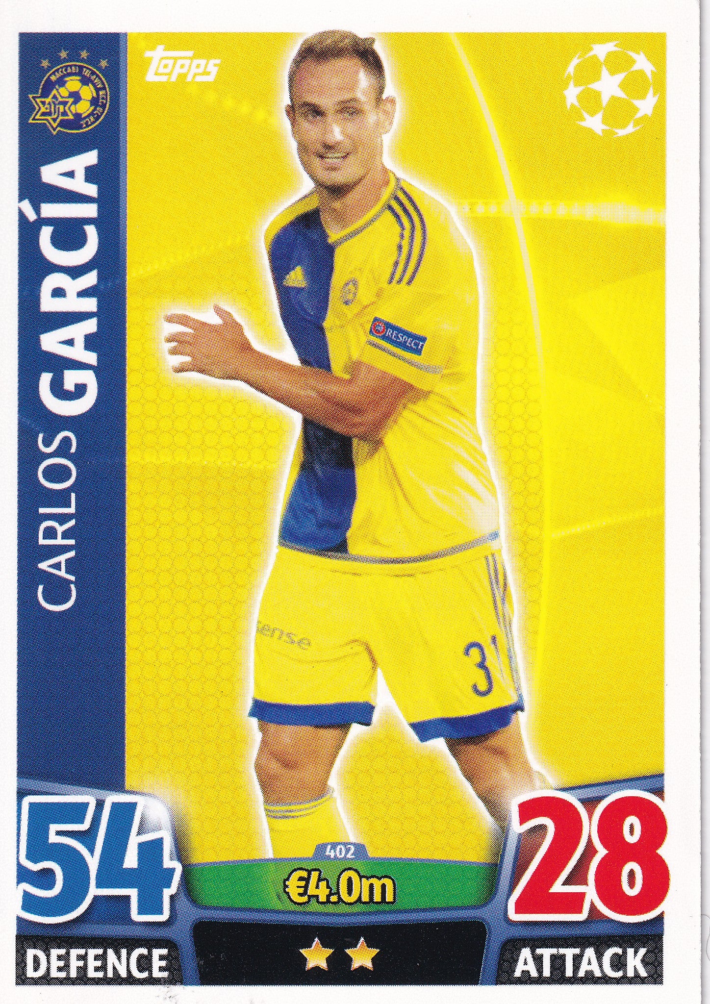 402. CARLOS GARCIA - MACABI TEL-AVIV
