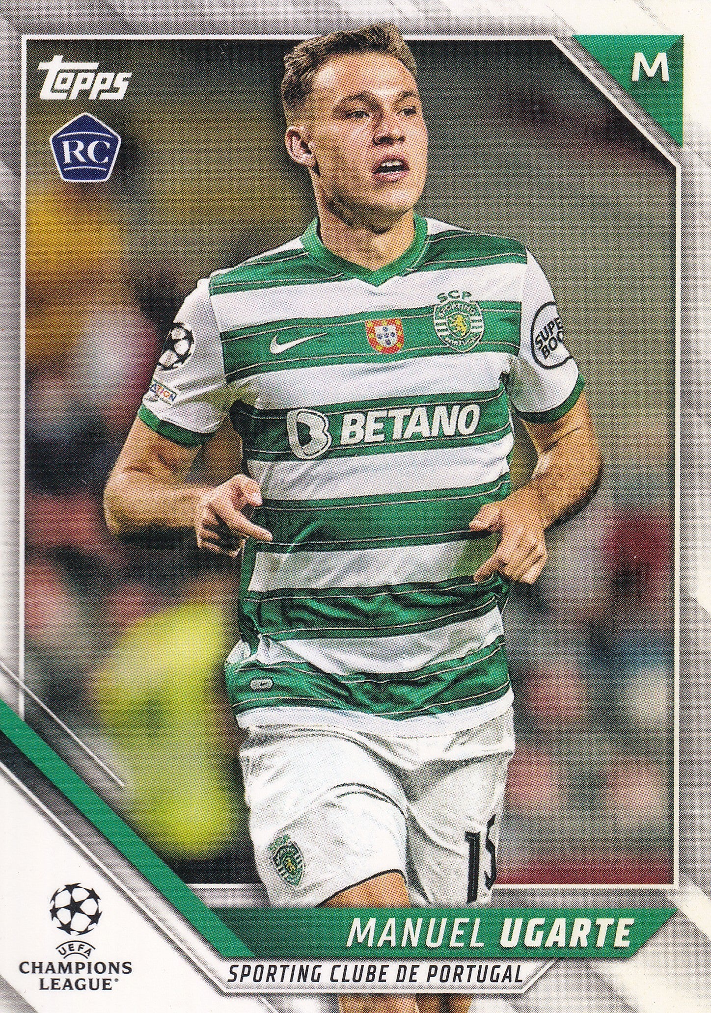 026. MANUEL UGARTE - SPORTING CLUBE DE PORTUGAL - ROOKIE CARD