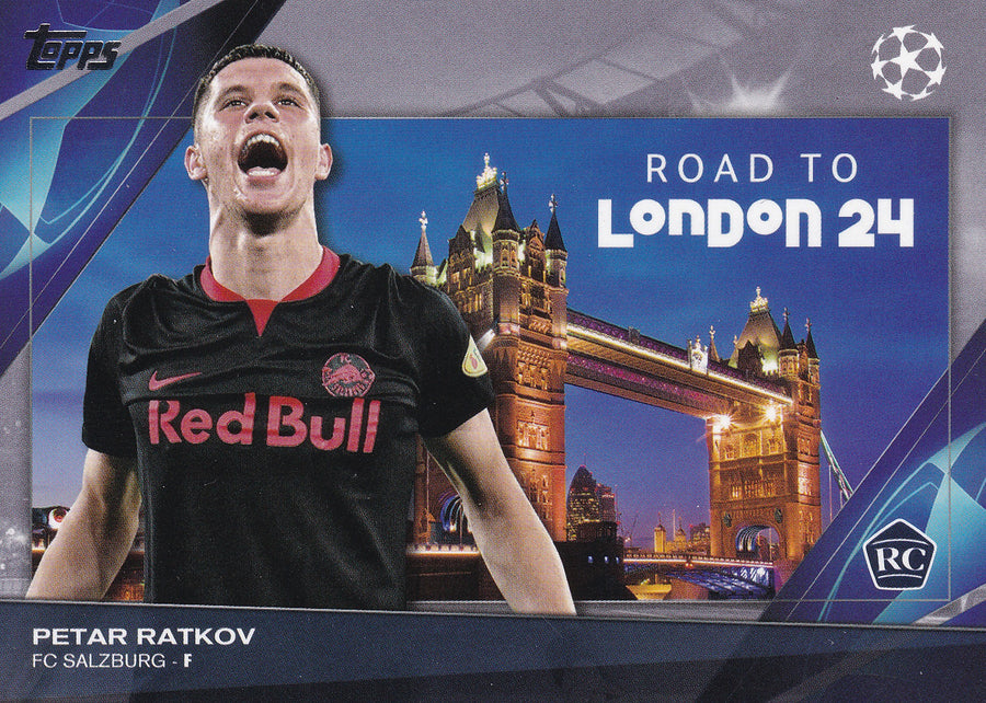 RF-10. PETER RATKOV - FC SALZBURG - ROOKIE CARD - ROAD TO LONDON 24