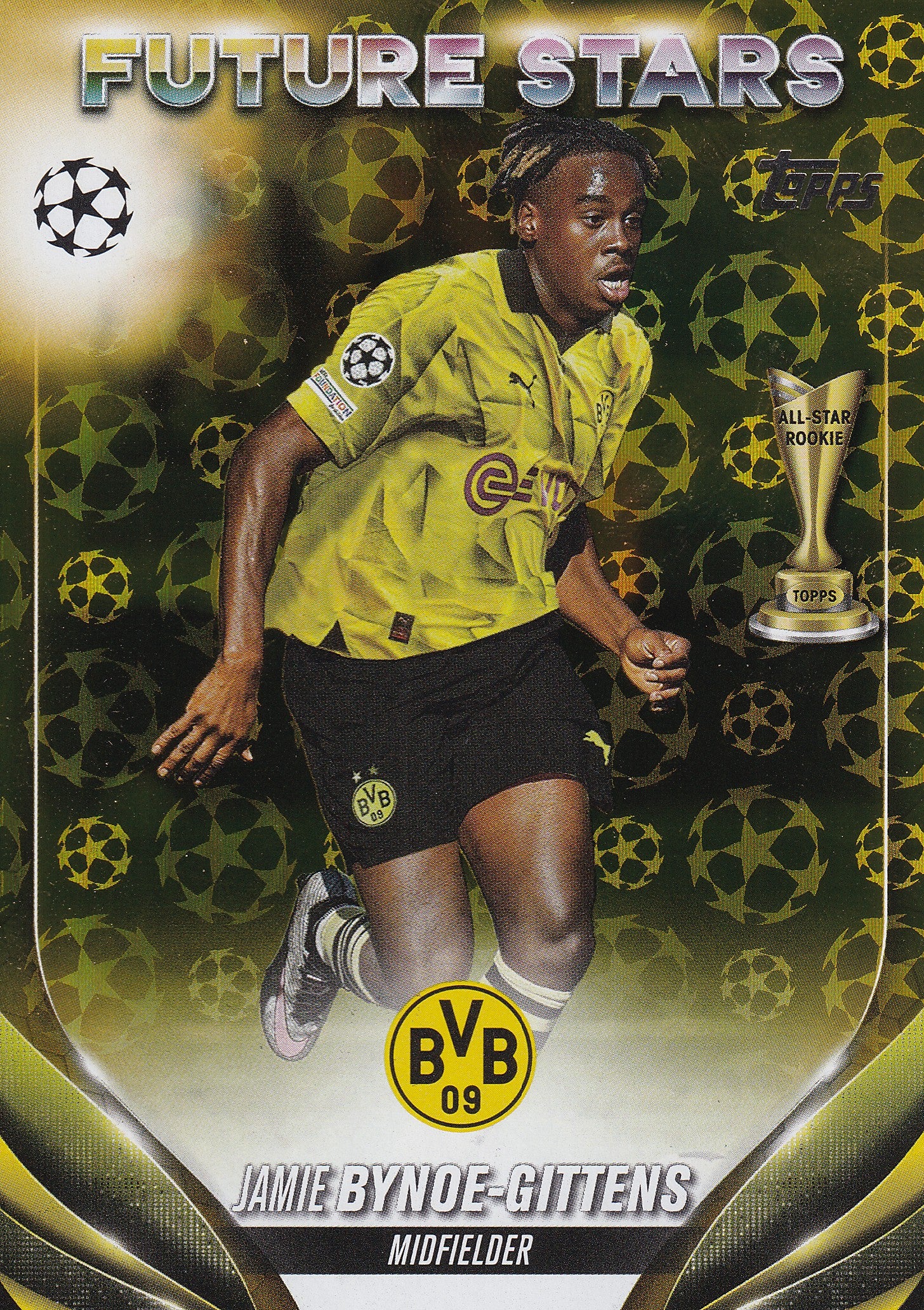 187. JAMIE BYNOE-GITTENS - BORUSSIA DORTMUND - ALL-STAR ROOKIE - FUTURE STARS - GOLD