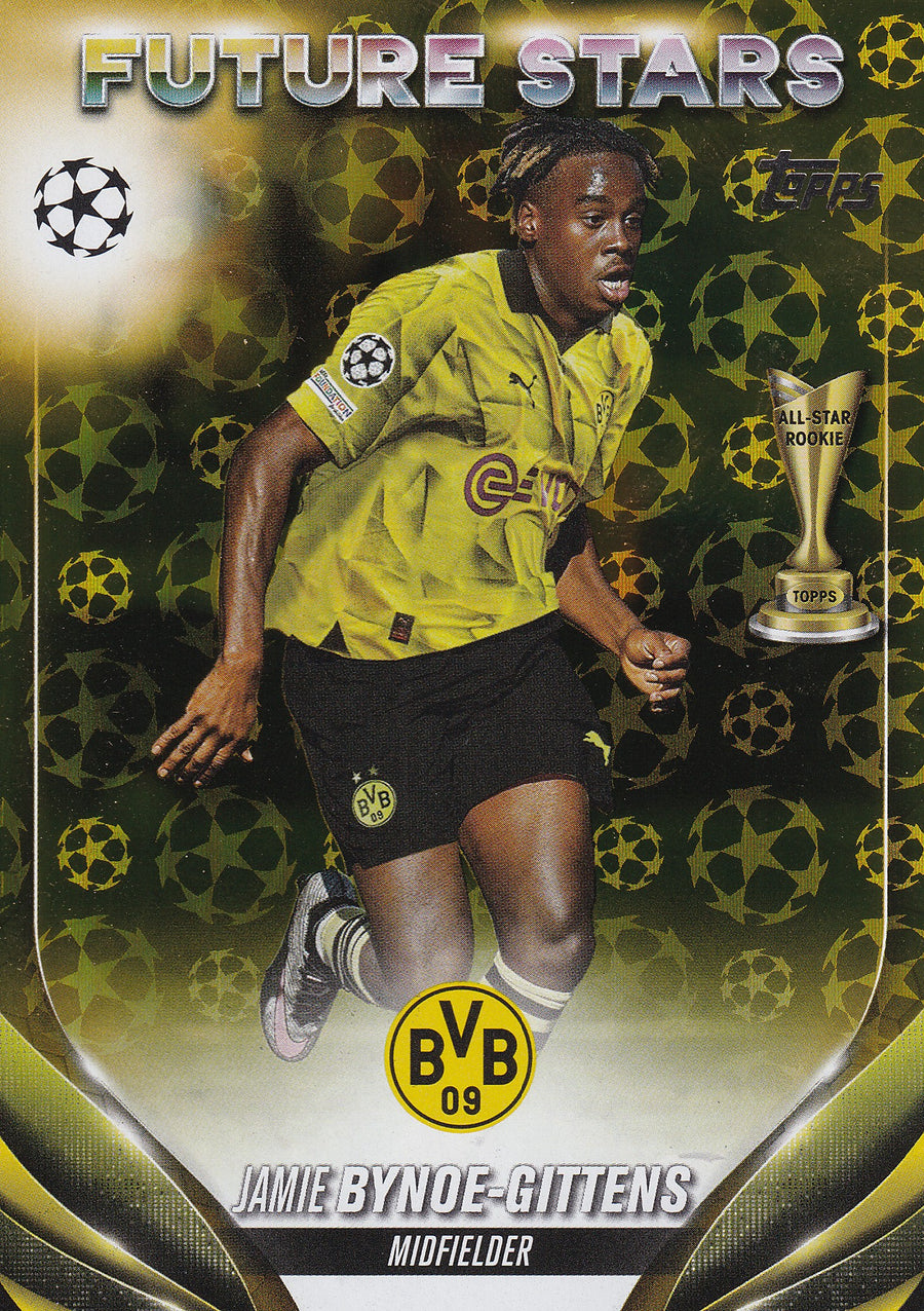187. JAMIE BYNOE-GITTENS - BORUSSIA DORTMUND - ALL-STAR ROOKIE - FUTURE STARS - GOLD