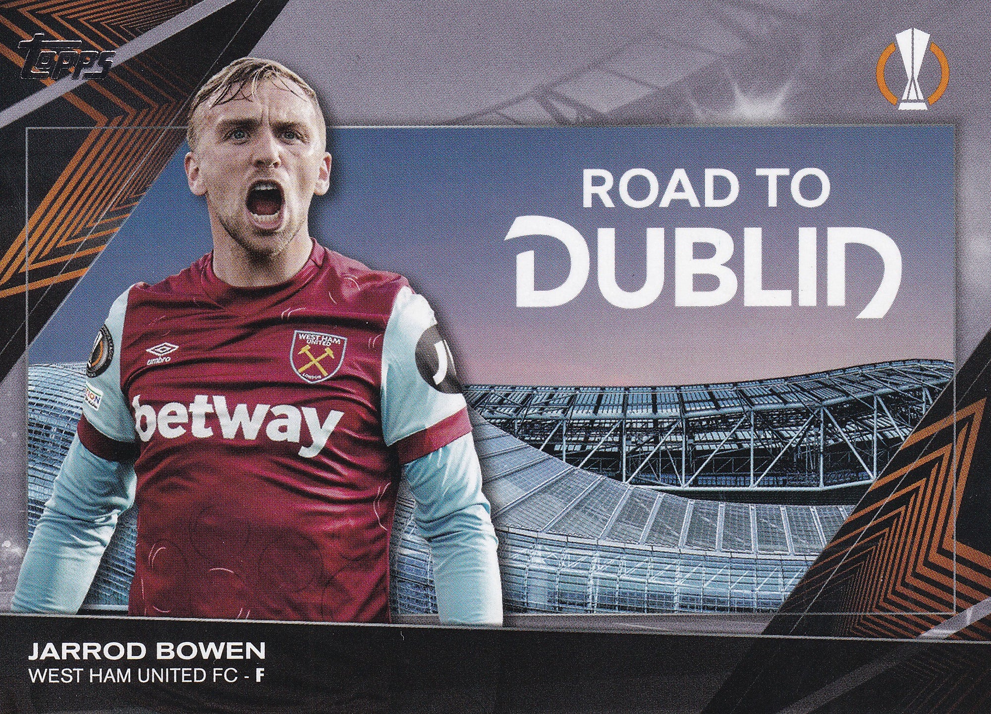 RF-20. JARROD BOWEN - WEST HAM UNITED FC - ROAD TO DULBIN