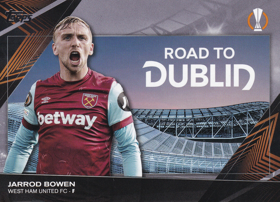 RF-20. JARROD BOWEN - WEST HAM UNITED FC - ROAD TO DULBIN