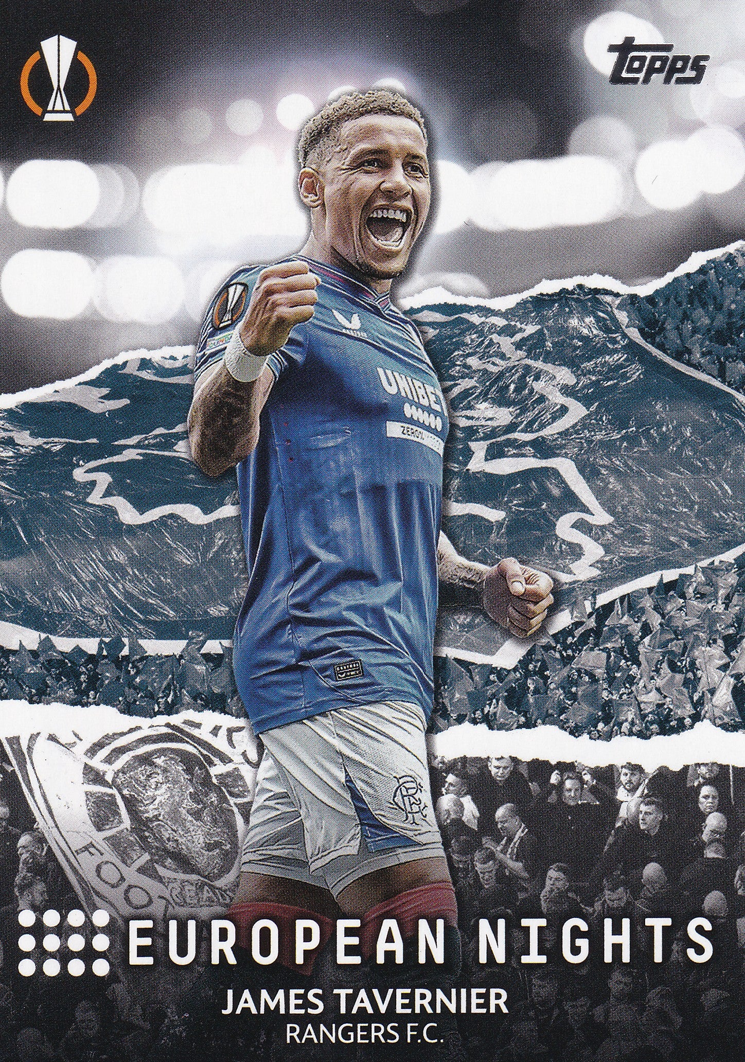 EN-24. JAMES TAVERNIER - RANGERS F.C. - EUROPEAN NIGHTS