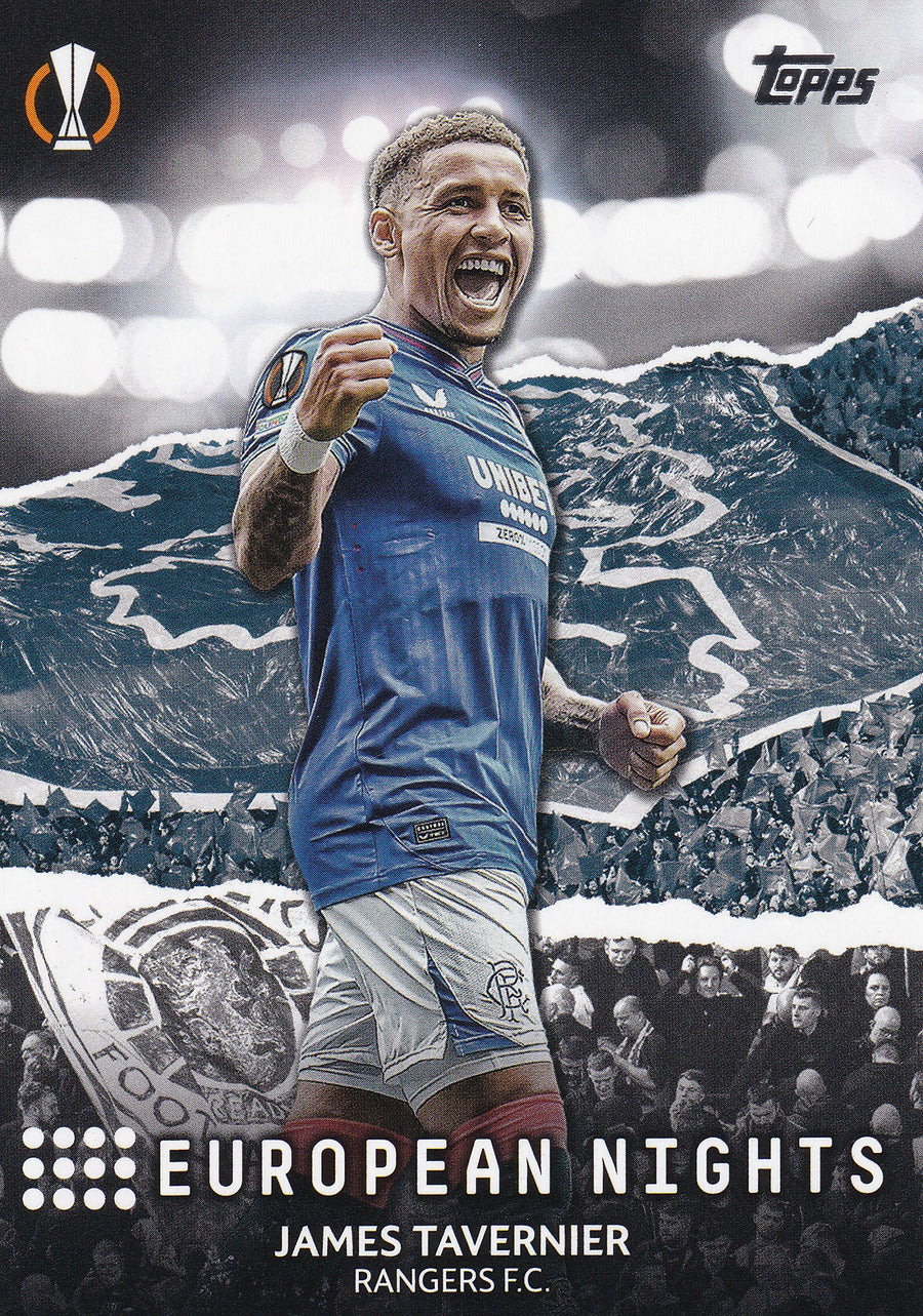 EN-24. JAMES TAVERNIER - RANGERS F.C. - EUROPEAN NIGHTS
