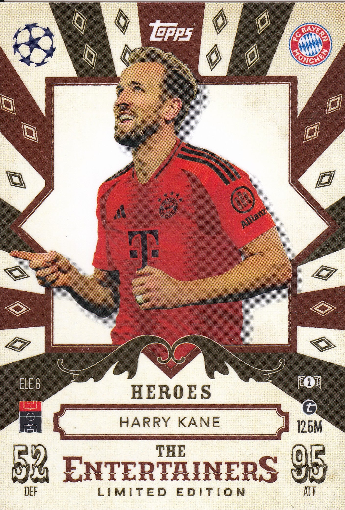 ELE-06. HARRY KANE - FC BAYERN MUNCHEN - THE ENTERTAINERS - LIMITED EDITION