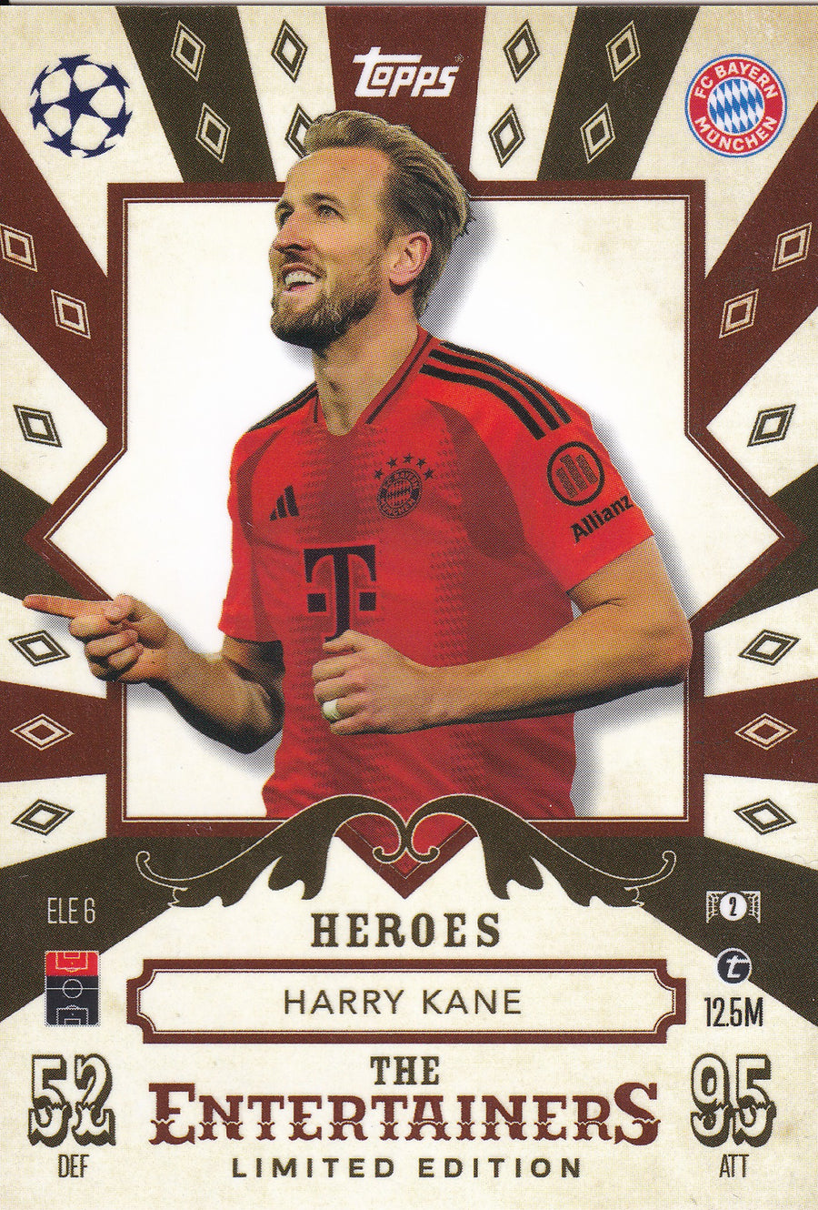ELE-06. HARRY KANE - FC BAYERN MUNCHEN - THE ENTERTAINERS - LIMITED EDITION
