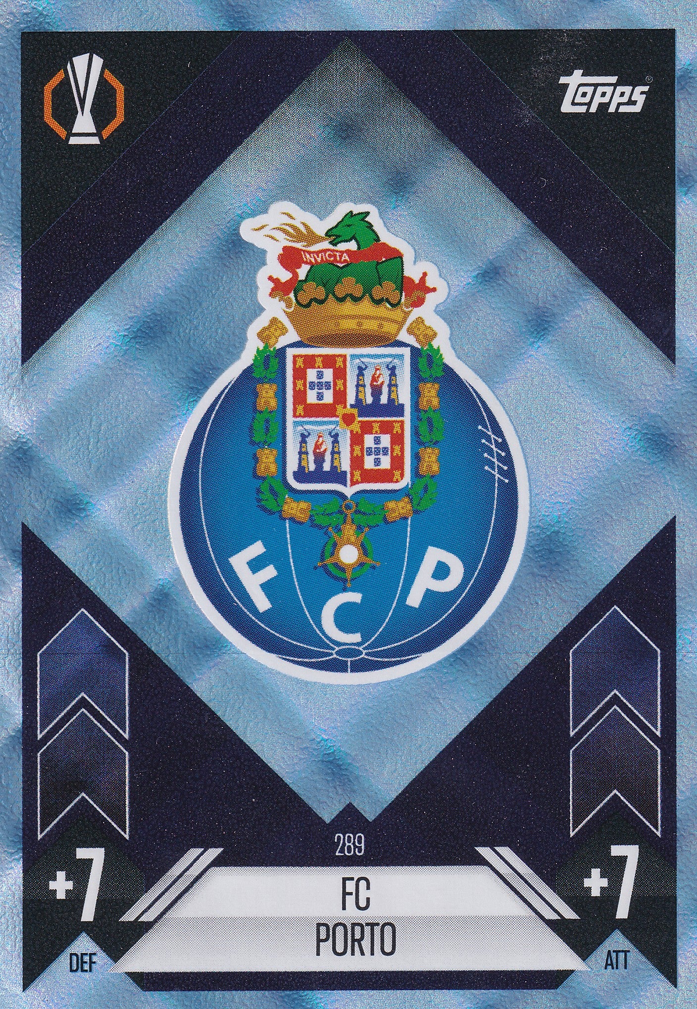 289. FC PORTO - CLUB BADGE - BLUE CRYSTAL
