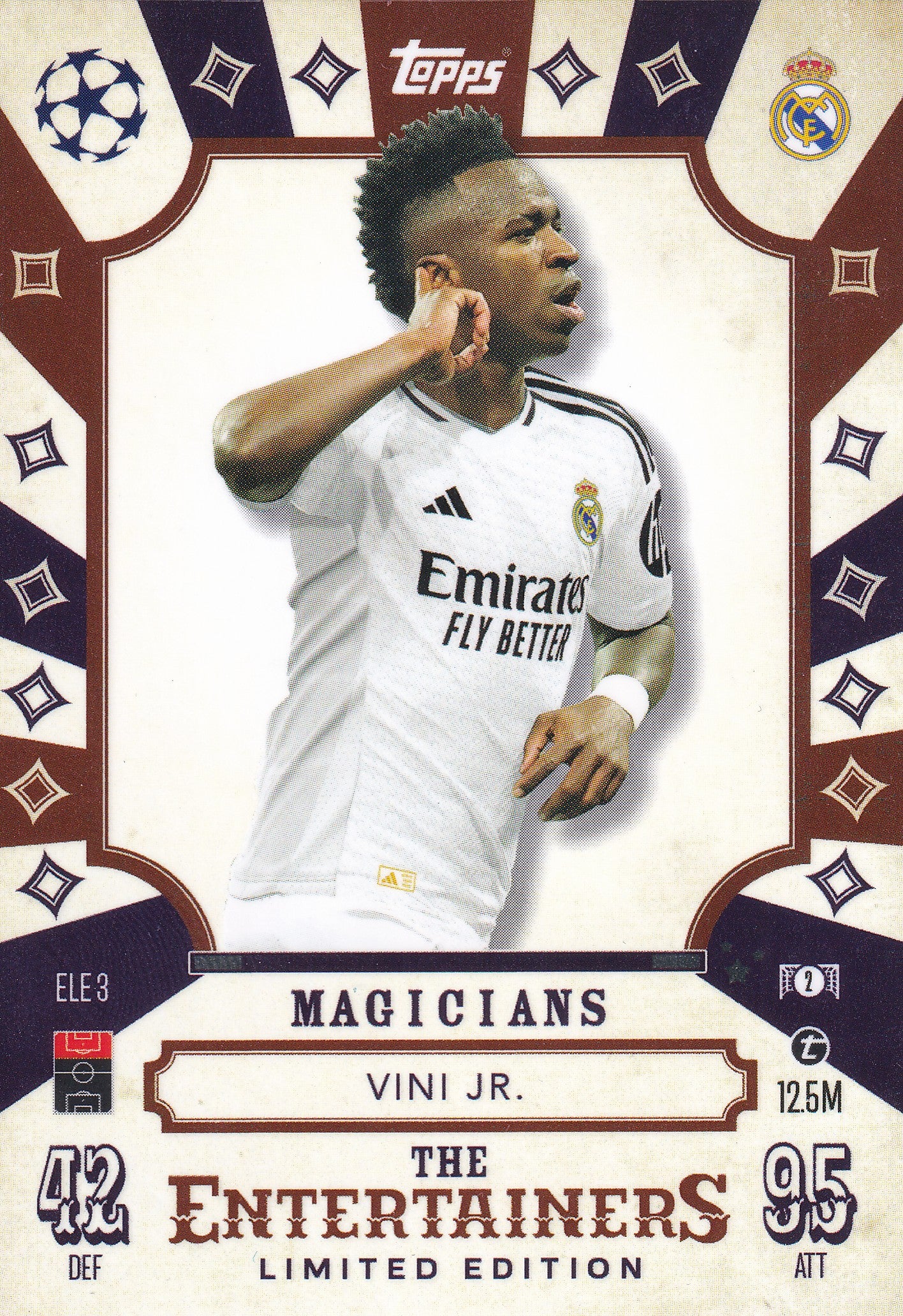 ELE-03. VINI JR. - REAL MADRID - MAGICIAN - THE ENTERTAINERS - LIMITED EDITION
