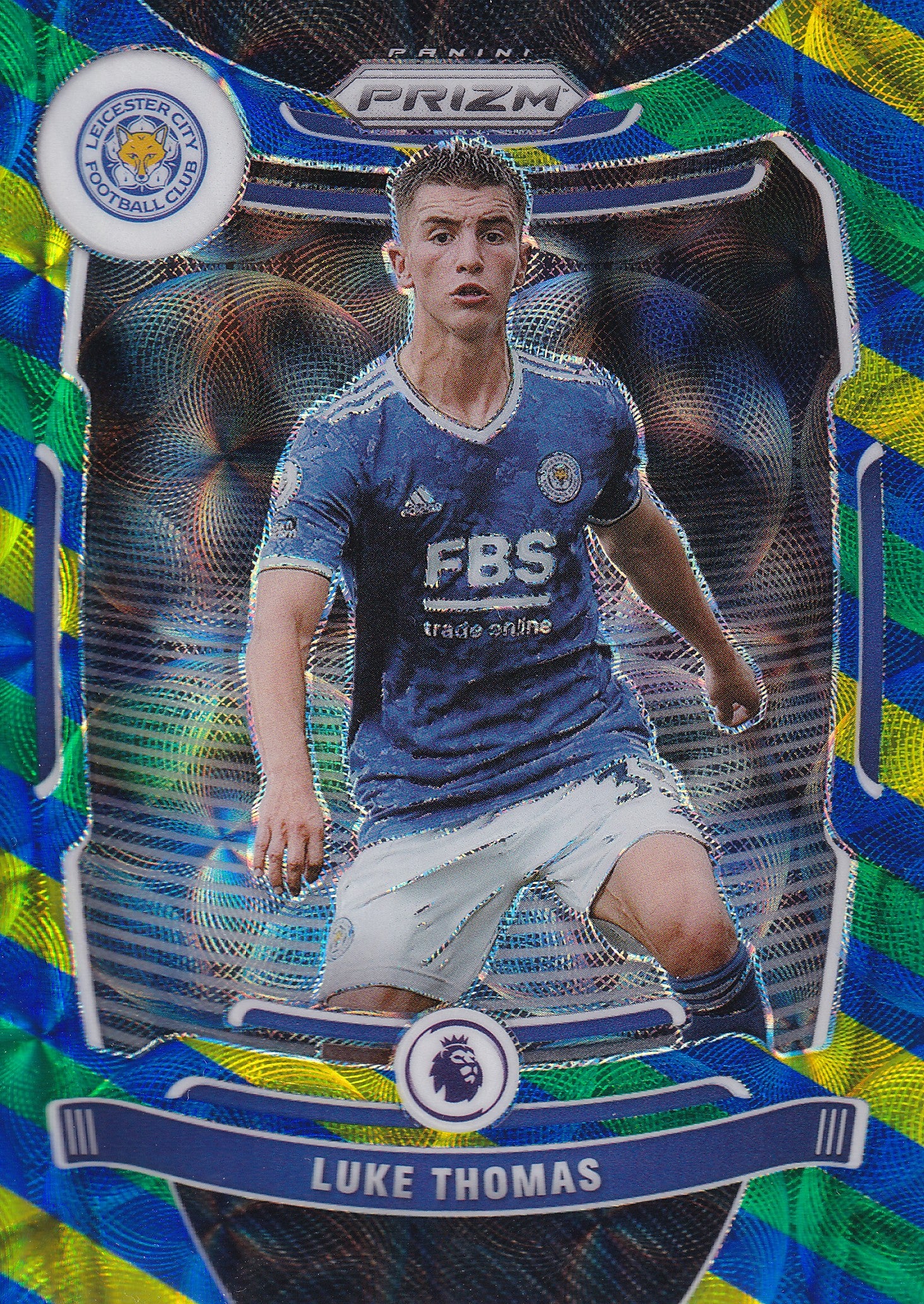 021. LUKE THOMAS - LEICESTER CITY - BLUE/GREEN/YELLOW