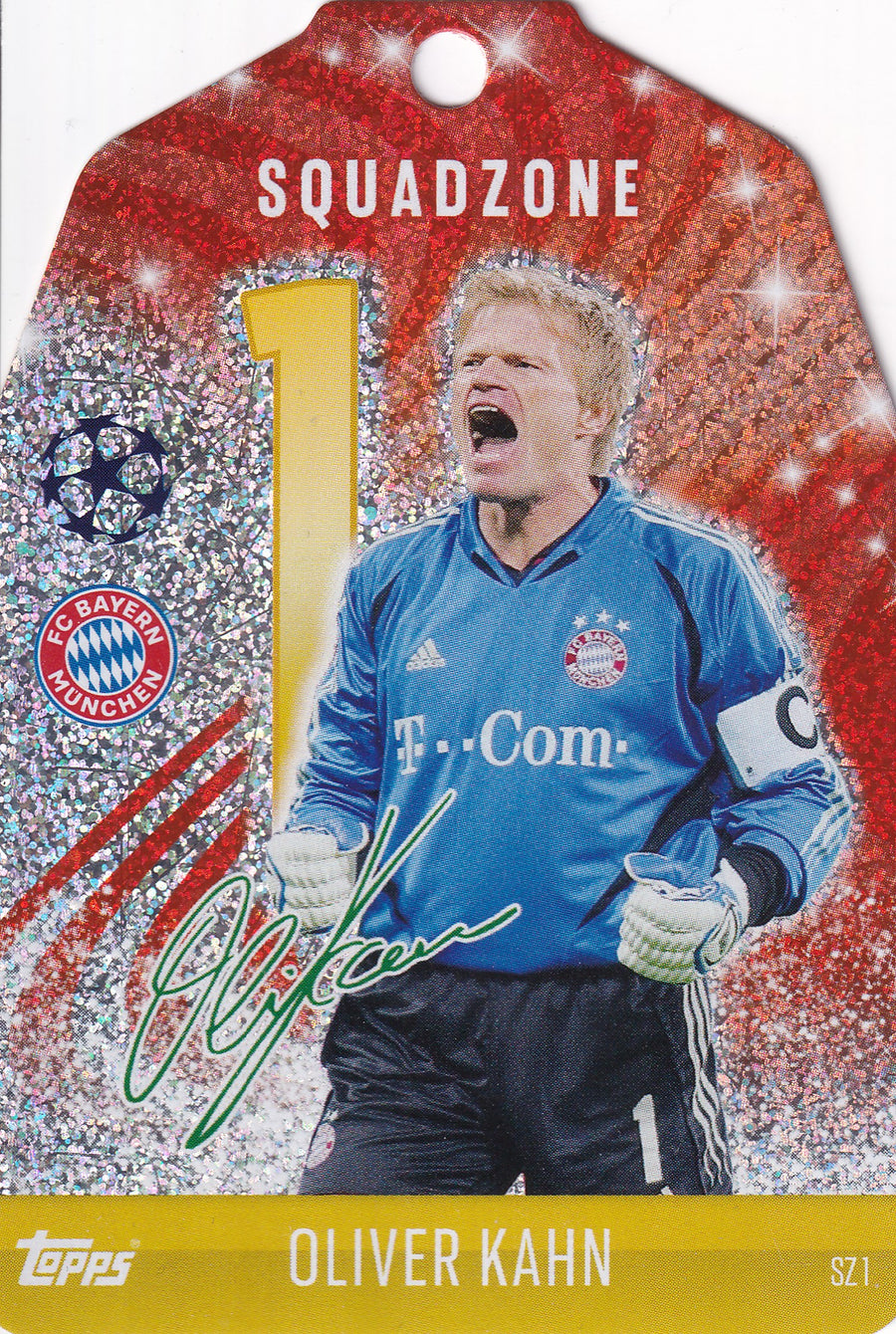 SZ-01. OLIVER KAHN - FC BAYERN MUNCHEN - SQUADZONE