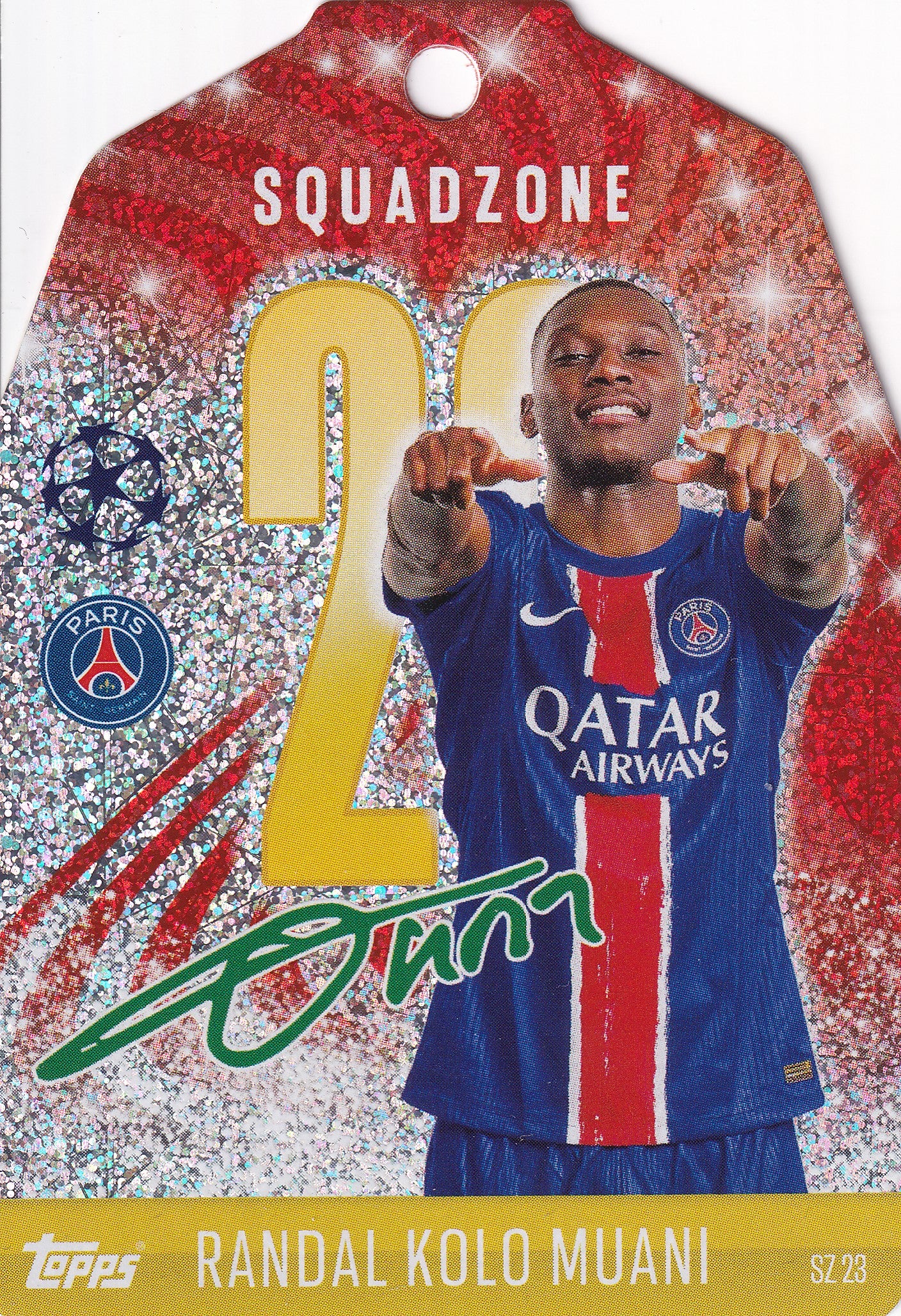 SZ-23. RANDAL KOLO MUANI - PARIS SAINT-GERMAIN - SQUADZONE