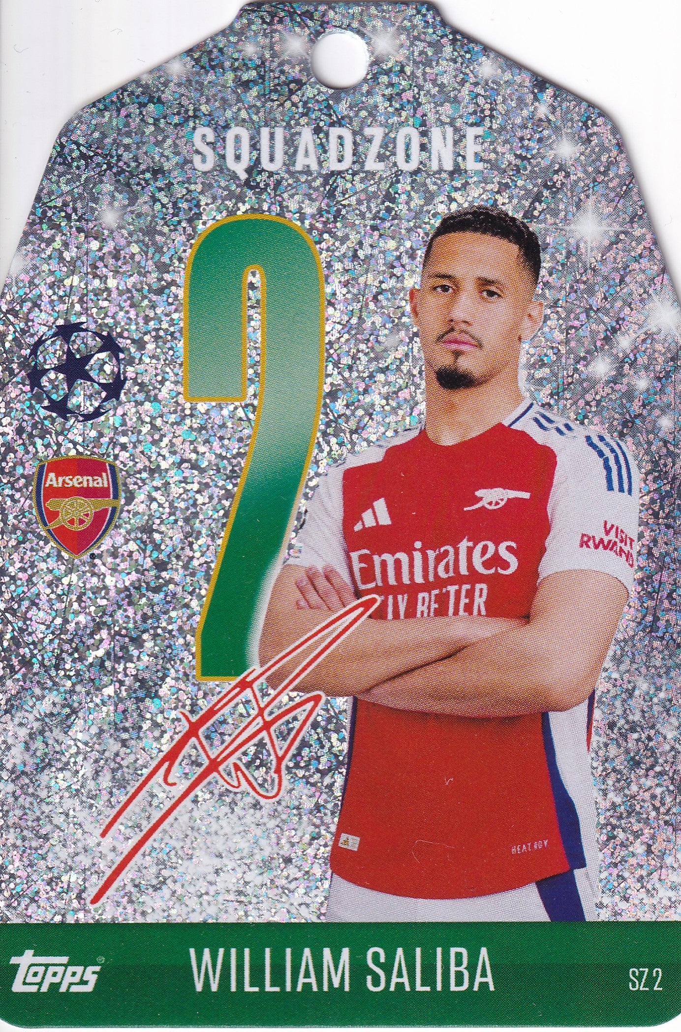 SZ-02. WILLIAM SALIBA - ARSENAL - SQUADZONE