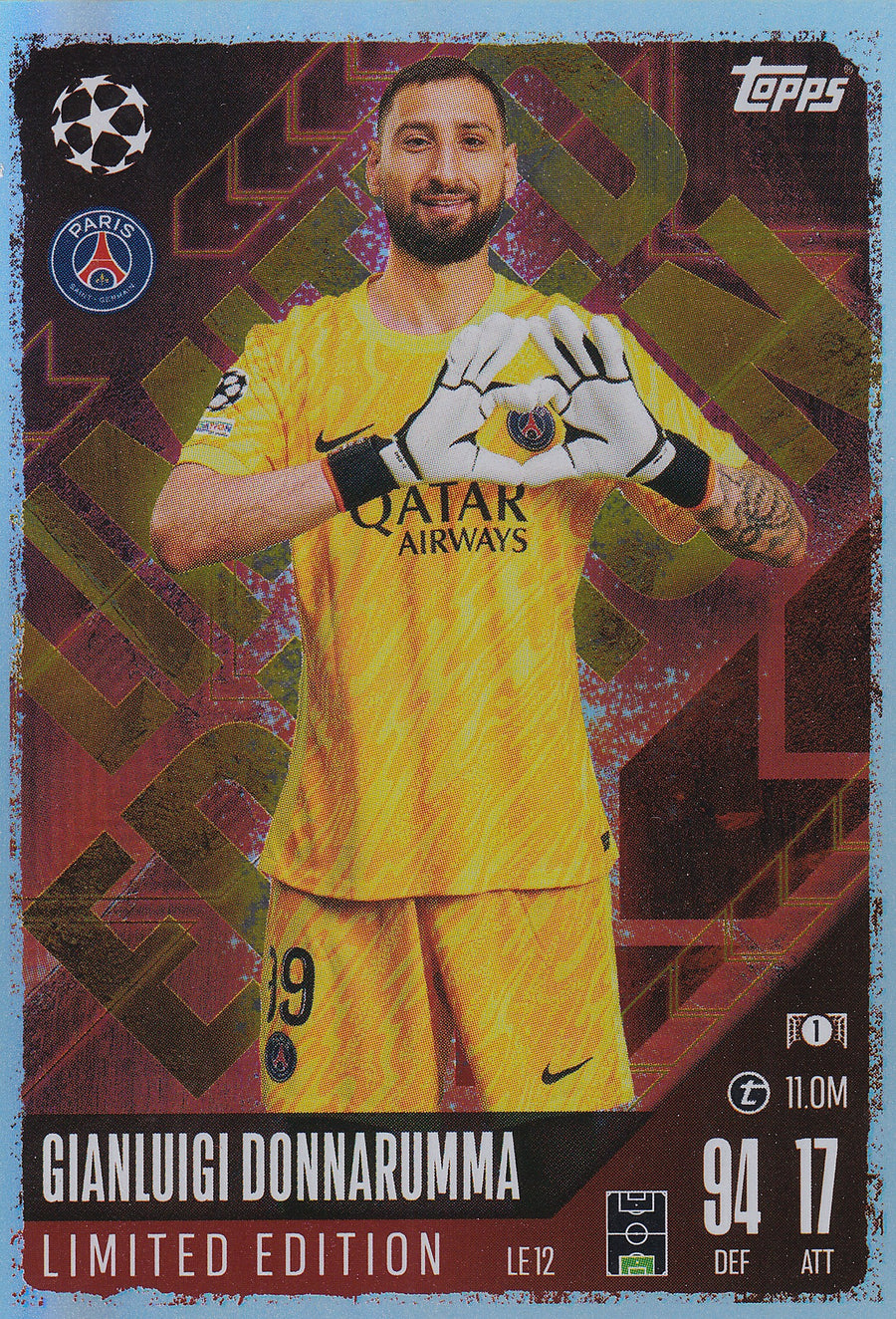 LE-12. GIANLUIGI DONNARUMMA - PARIS SAINT-GERMAIN - LIMITED EDITION