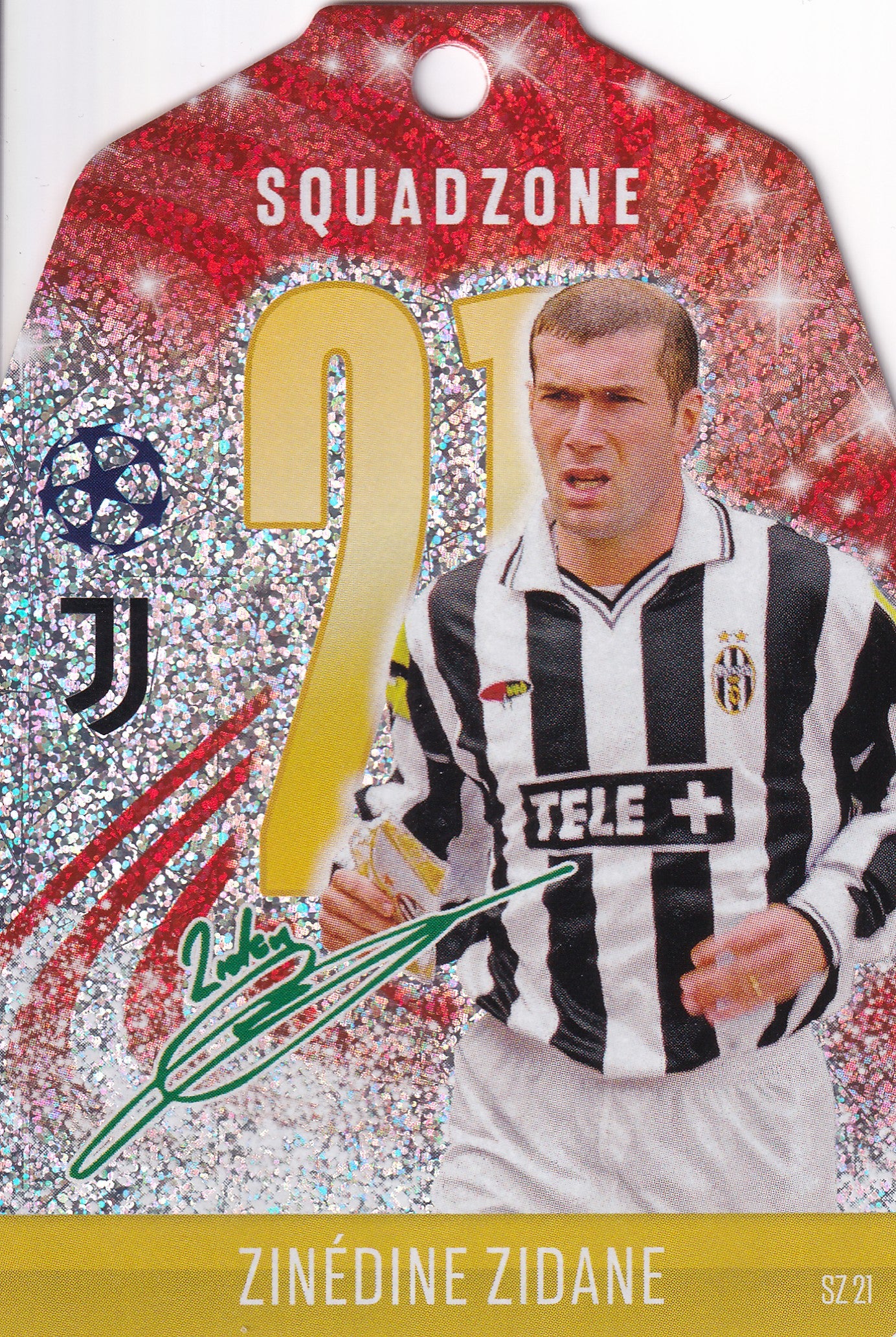 SZ-21. ZINEDINE ZIDANE - JUVENTUS - SQUADZONE