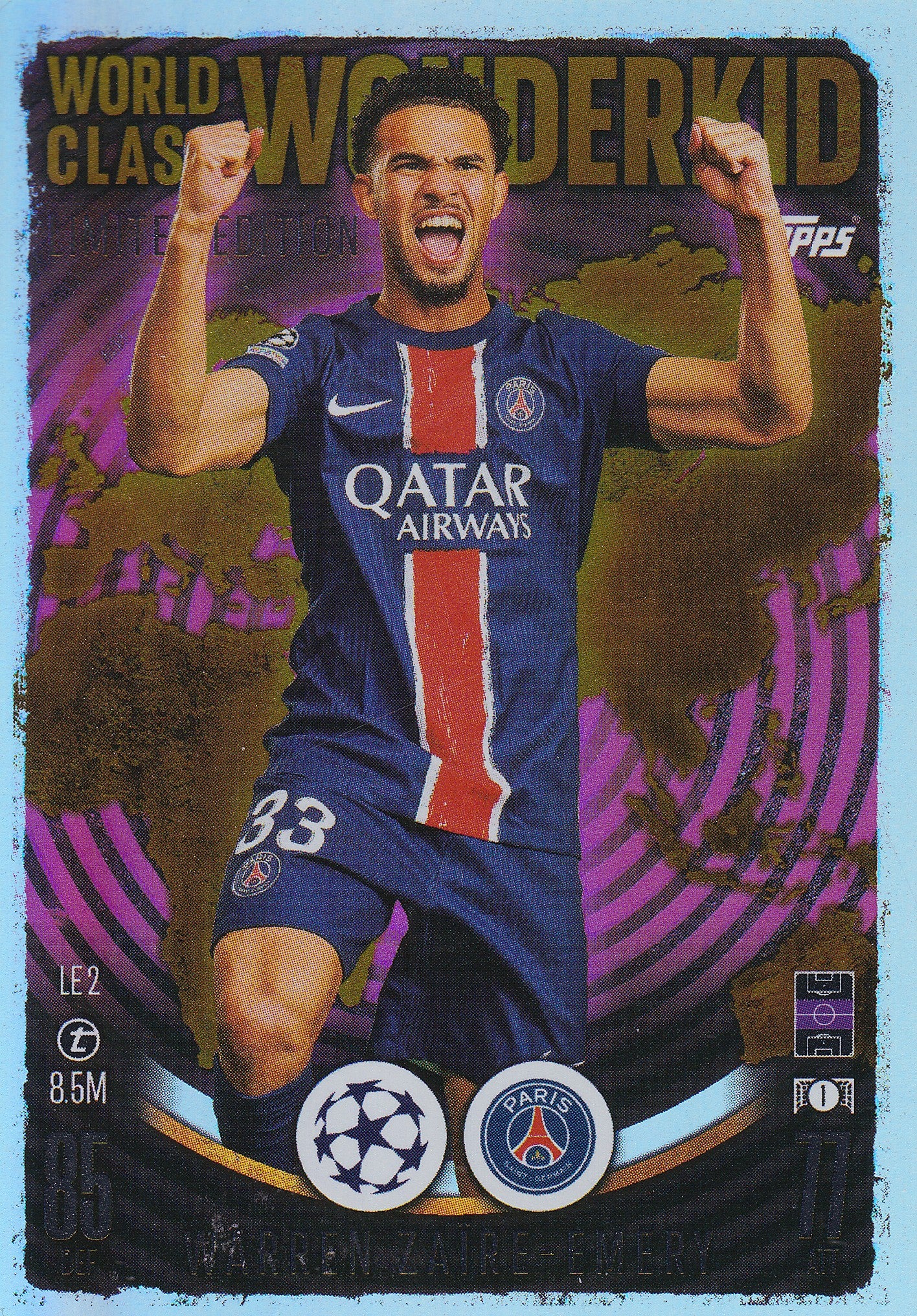 LE-02. WARREN ZAÏRE-EMERY - PARIS SAINT-GERMAIN - LIMITED EDITION