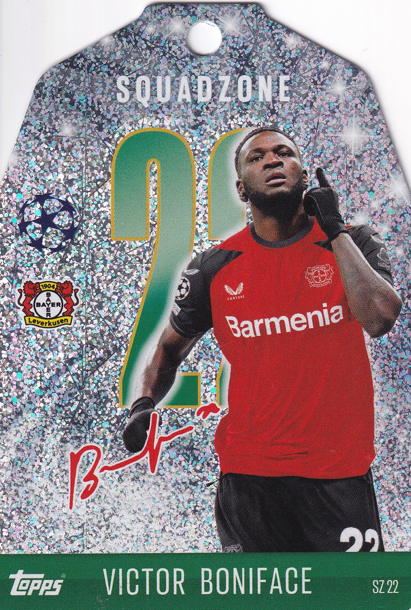 SZ-22. VICTOR BONIFACE - BAYER 04 LEVERKUSEN - SQUADZONE