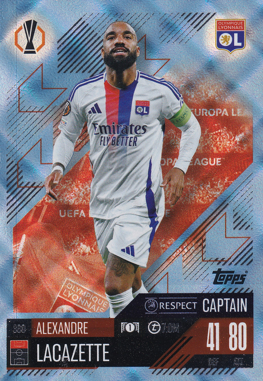 360. ALEXANDRE LACAZETTE - OLYMPIQUE LYONAISSE - BLUE CRYSTAL