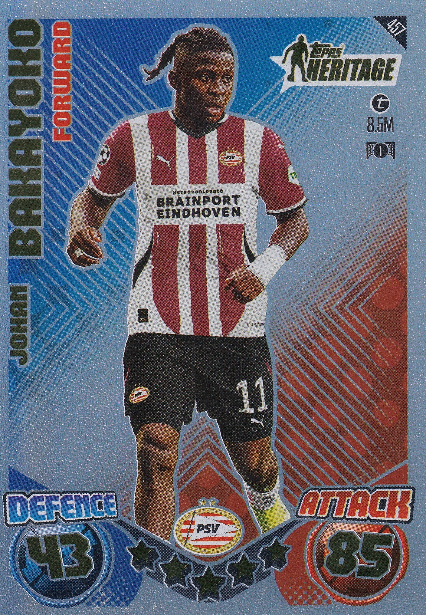 457. JOHAN BAKAYOKO - PSV EINDHOVEN - HERITAGE