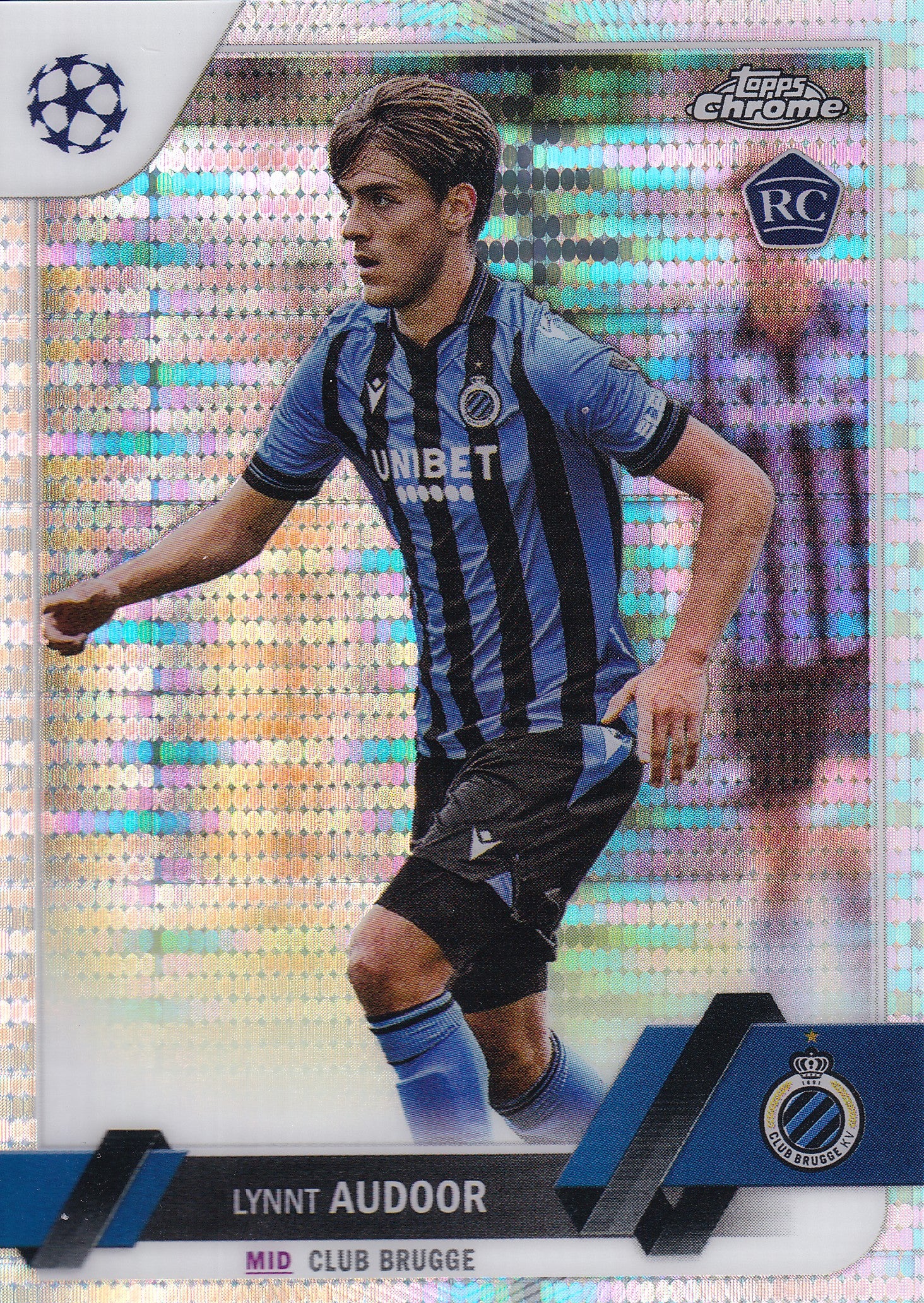 078. LYNNT AUDOOR - CLUB BRUGGE - ROOKIE CARD - SPECKAL