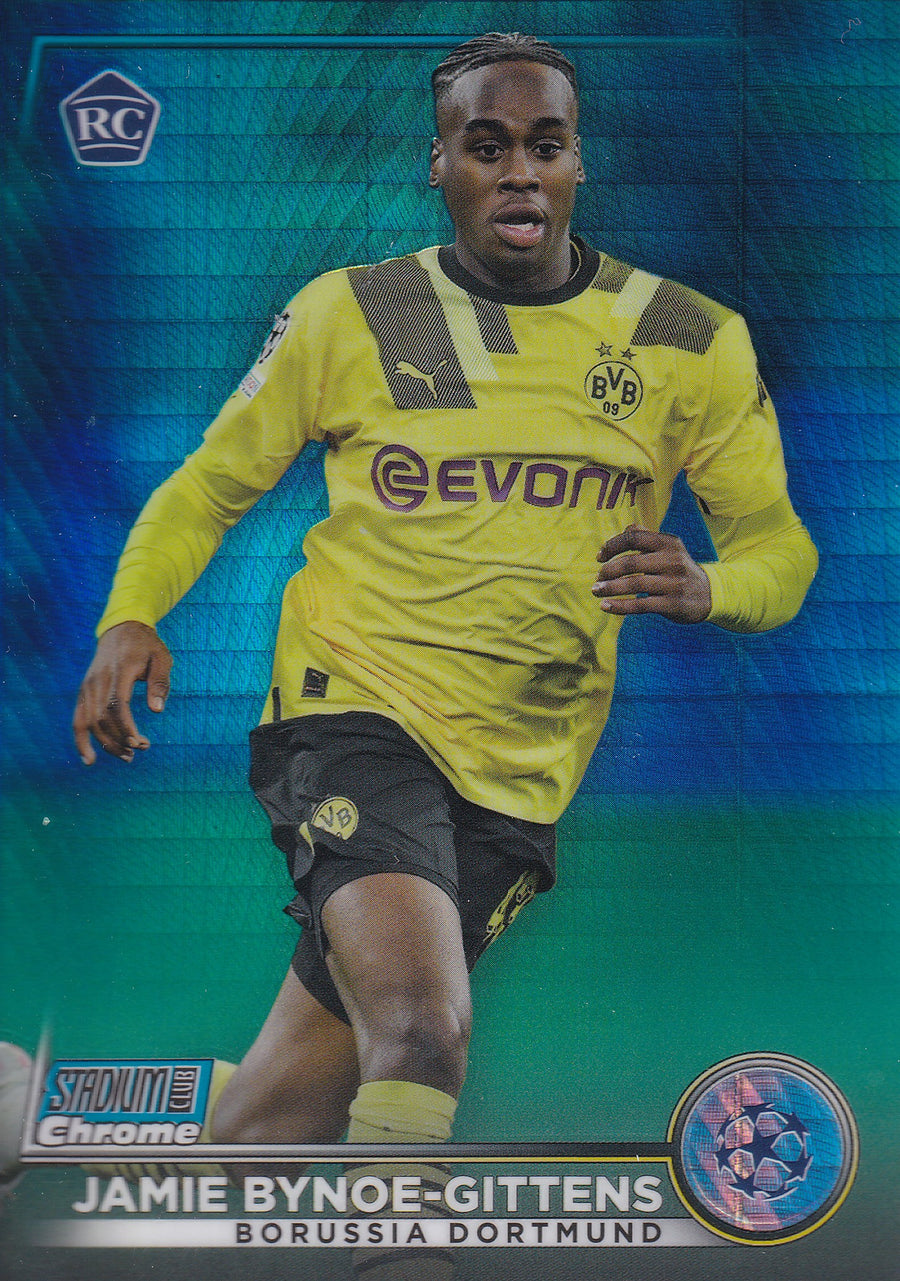 046. JAMIE BYNOE-GITTENS - BORUSSIA DORTMUND - ROOKIE CARD - AQUA