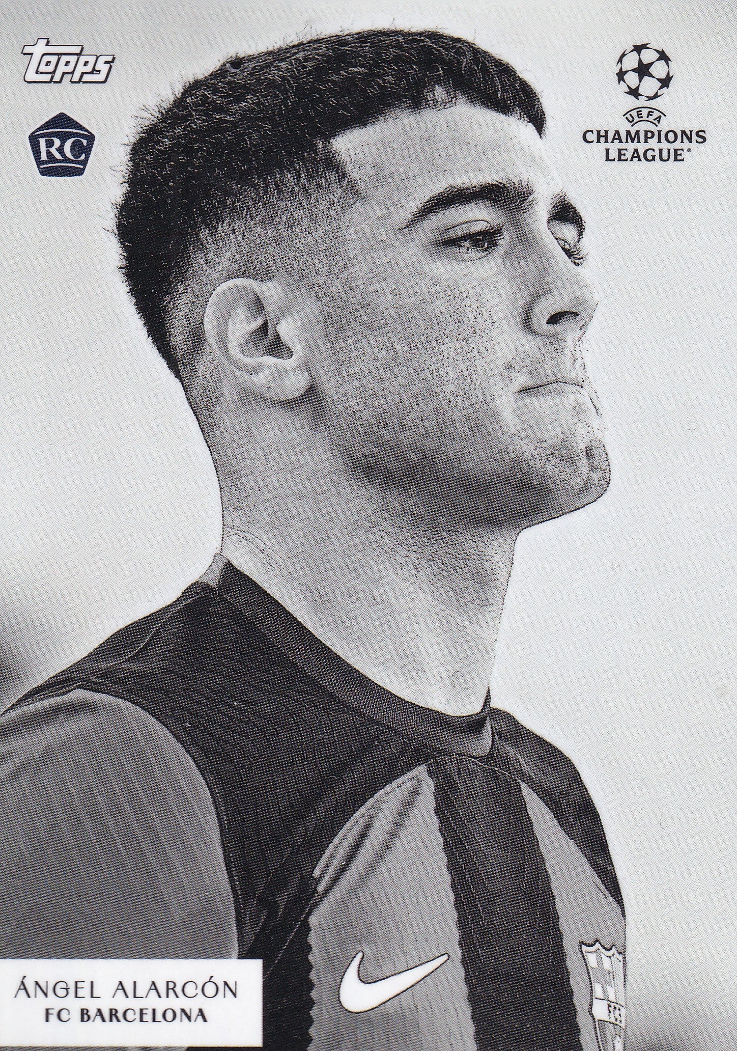 FC BARCELONA - ANGEL ALARCON - ROOKIE CARD