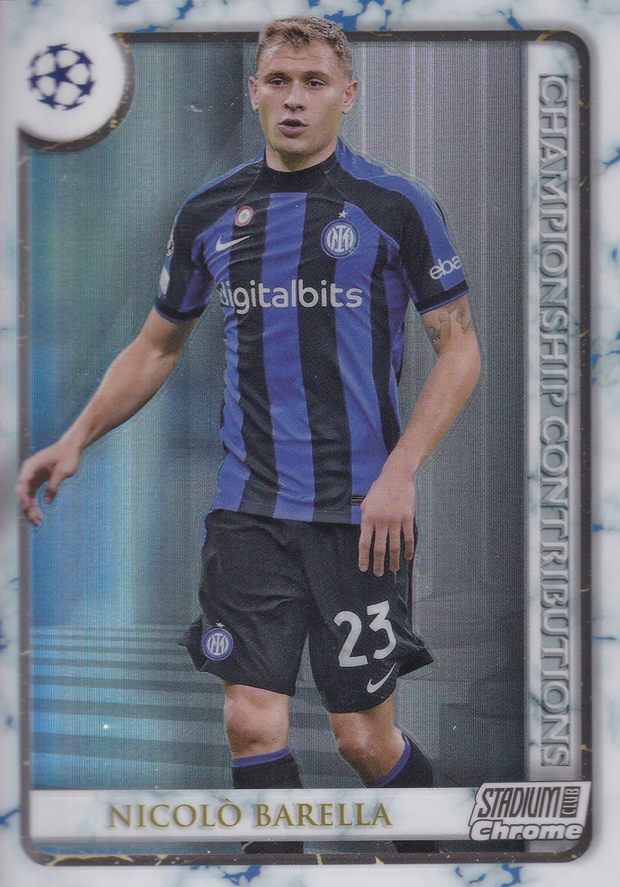 CC-NB. NICOLO BARELLA - FC INTERNAZIONALE MILANO - CHAMPIONSHIP CONTRIBUTIONS