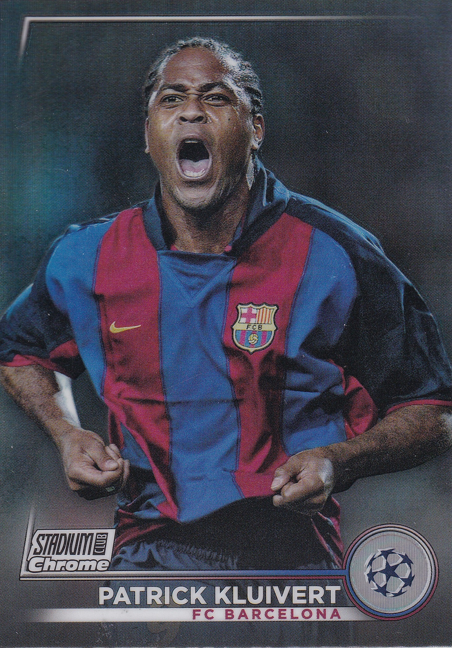 095. PATRICK KLUIVERT - FC BARCELONA - REFRACTOR