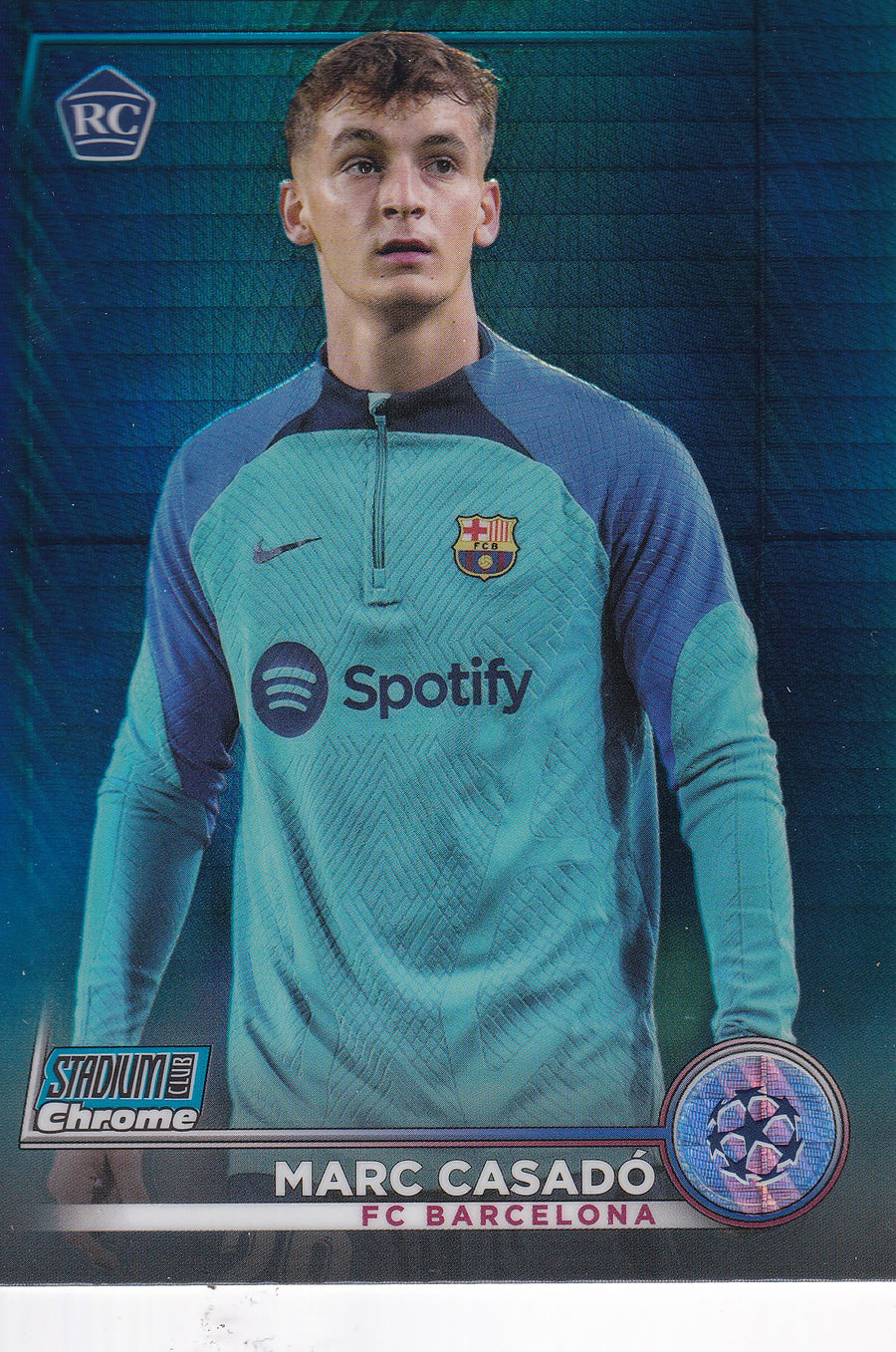 055. MARC CASADO - FC BARCELONA - ROOKIE CARD - AQUA