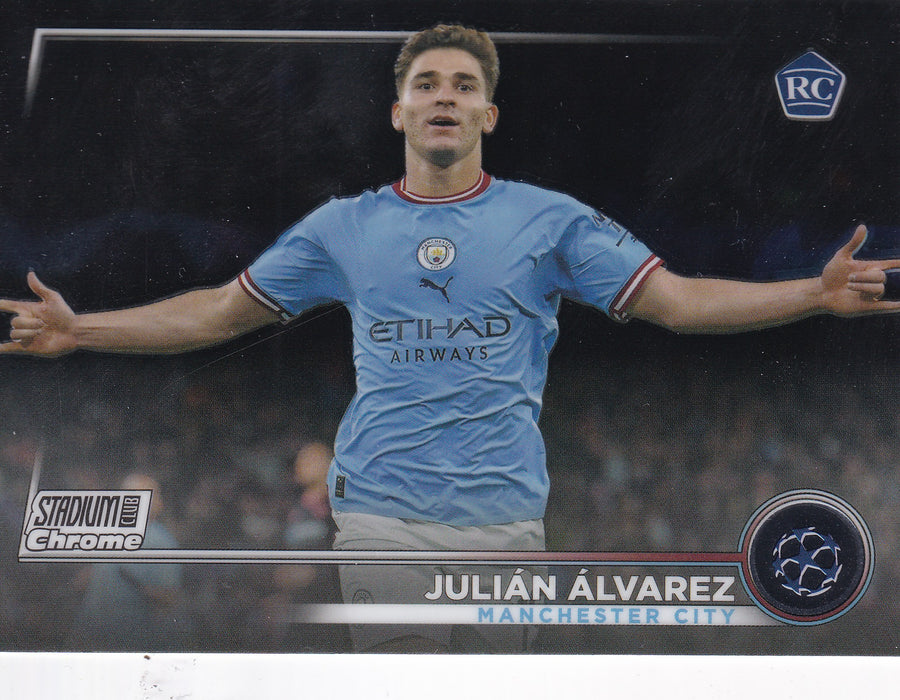 014. JULIAN ALVAREZ - MANCHESTER CITY - ROOKIE CARD