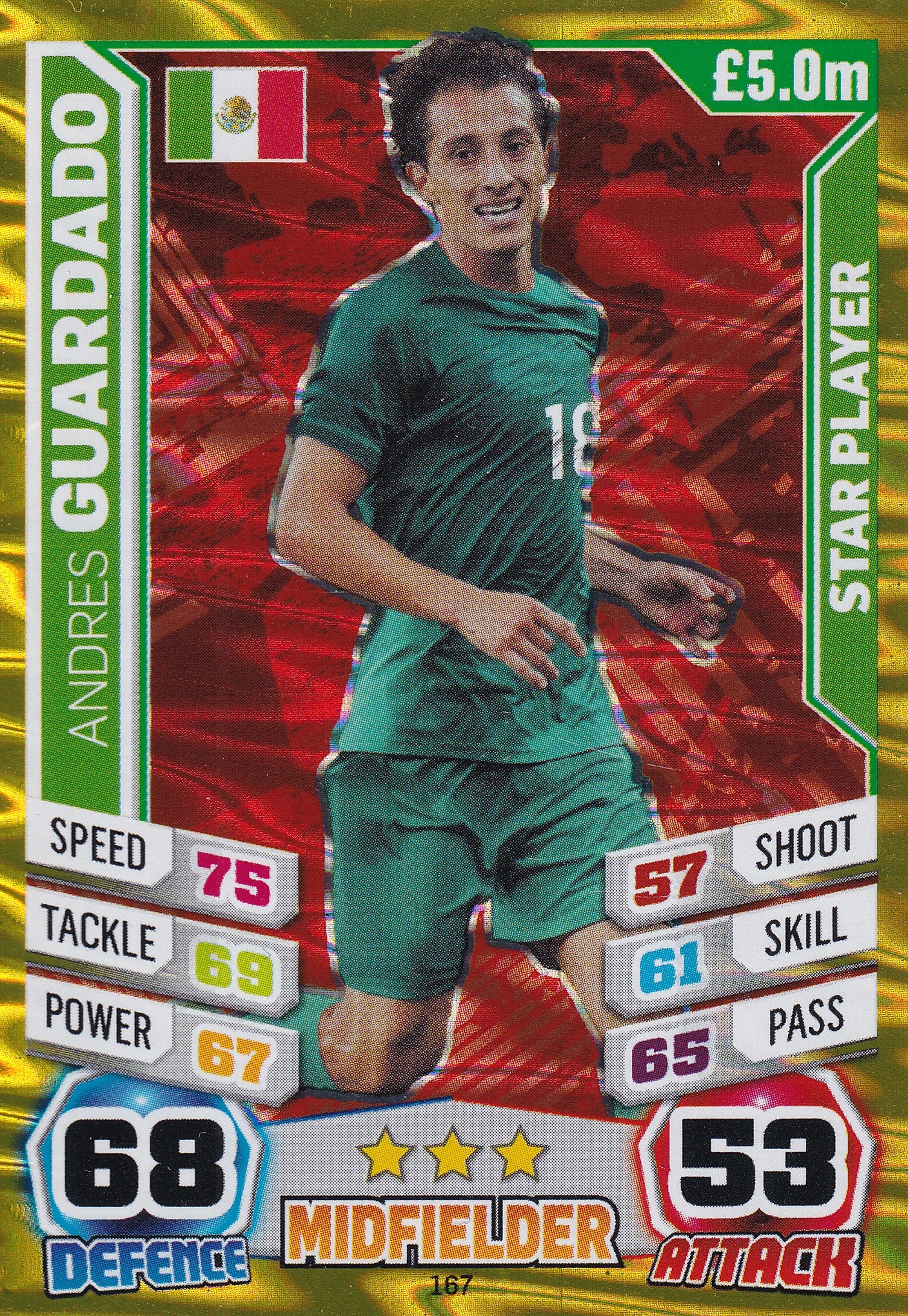167. ANDRES GUARDADO - MEXICO - STAR PLAYER