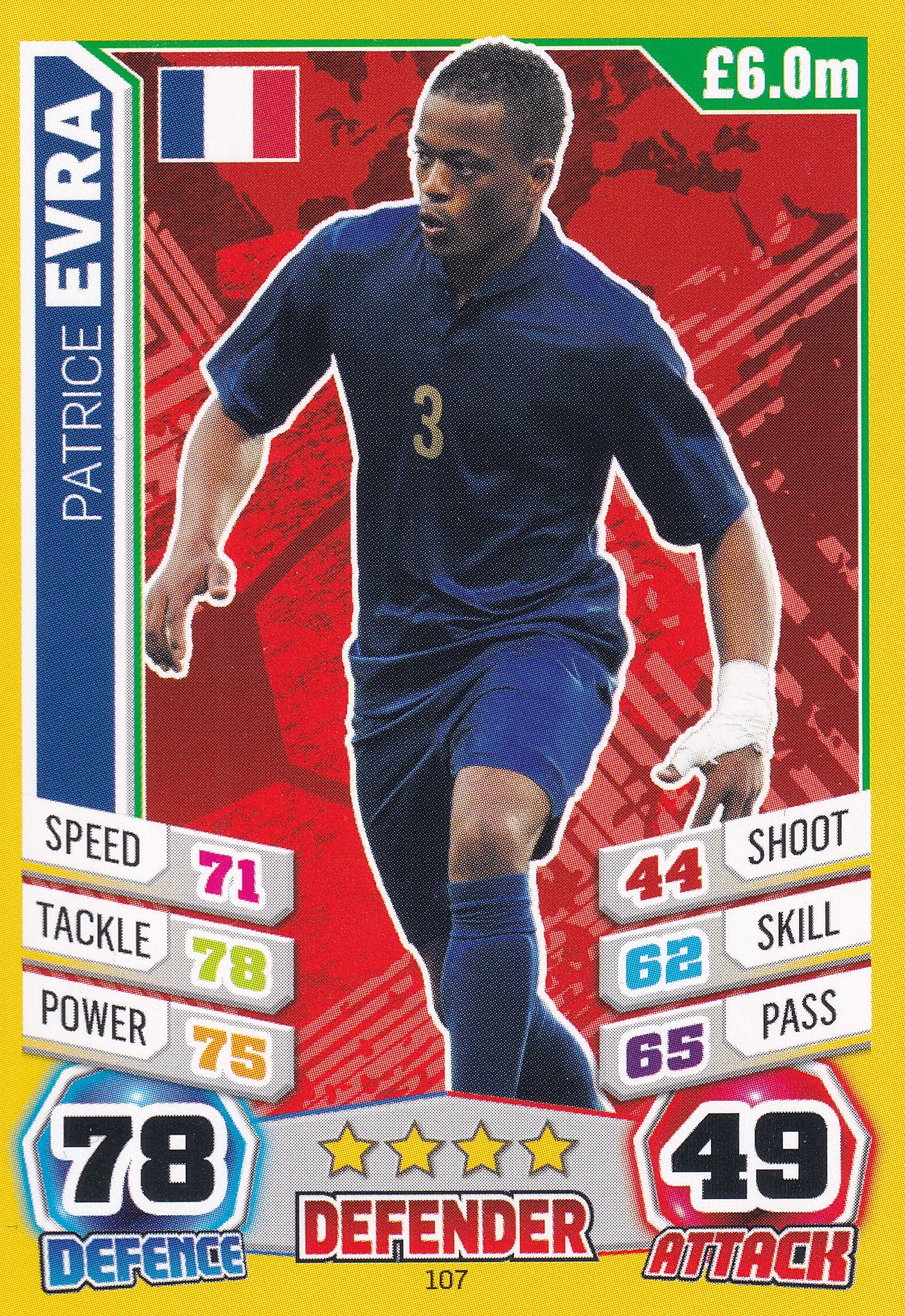 107. PATRICE EVRA - FRANCE