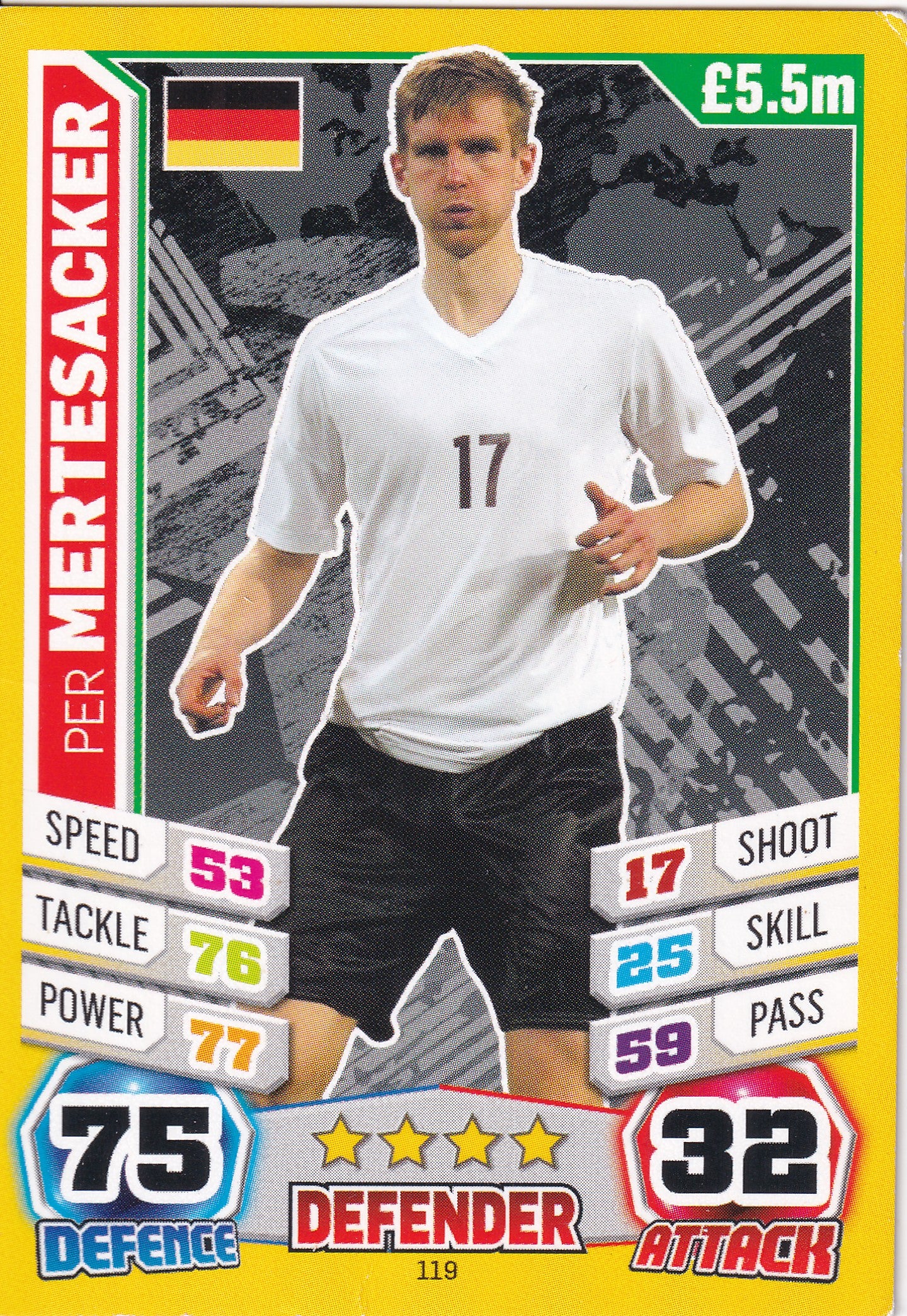 119. PER MERTESACKER - GERMANY