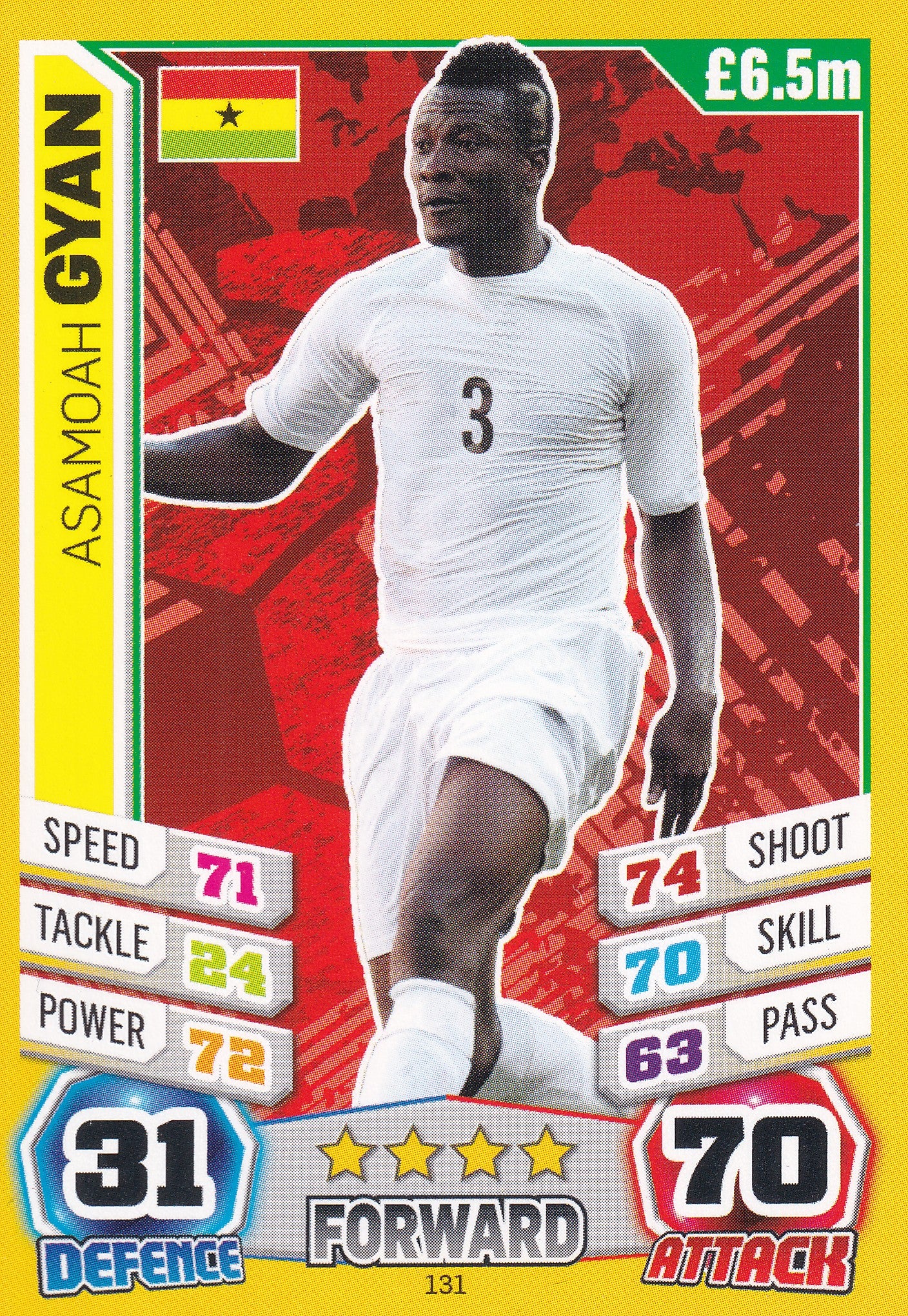 131. ASAMOAH GYAN - GHANA
