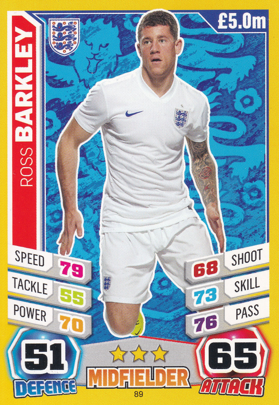 089. ROSS BARKLEY - ENGLAND