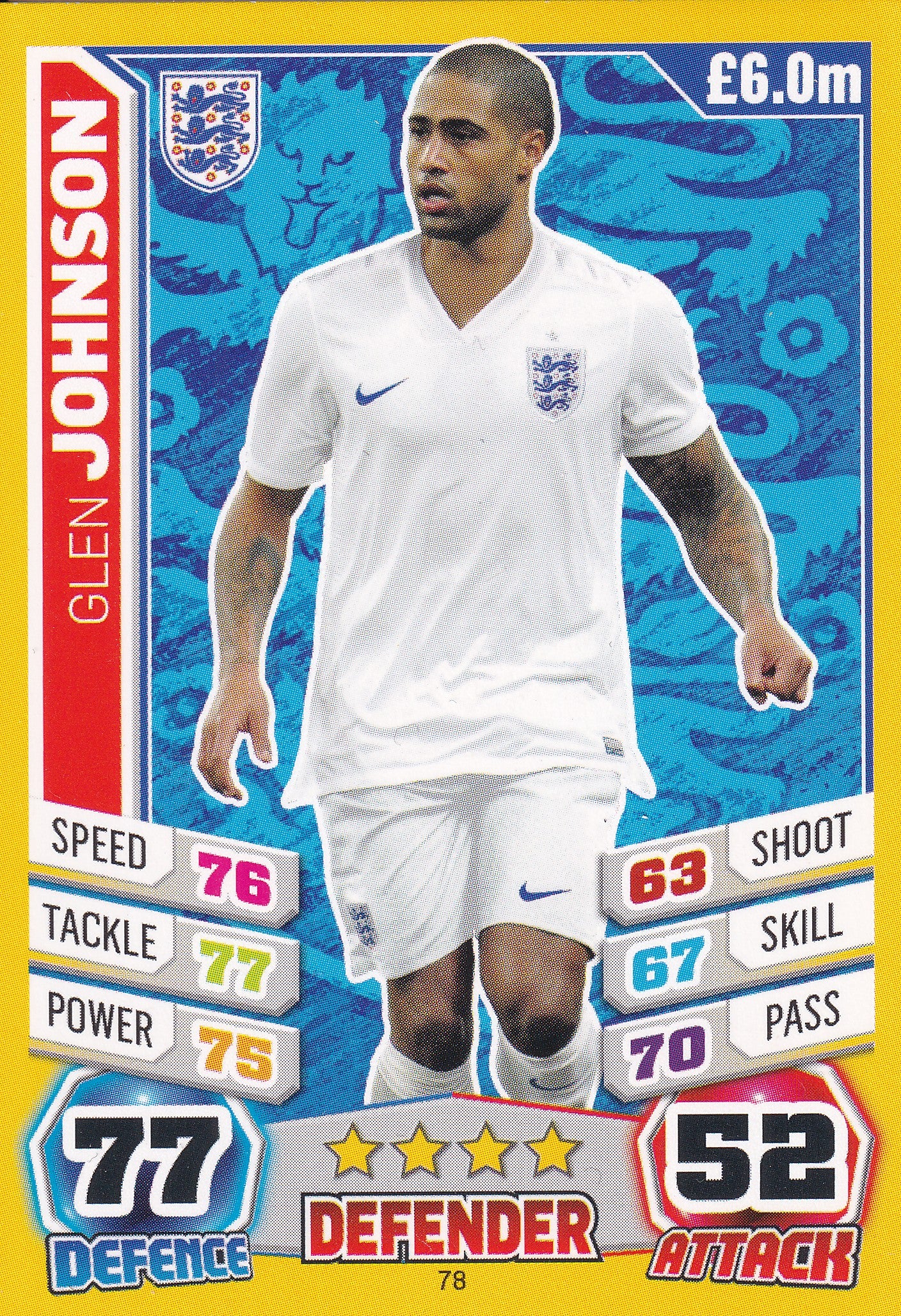 078. GLEN JOHNSON - ENGLAND