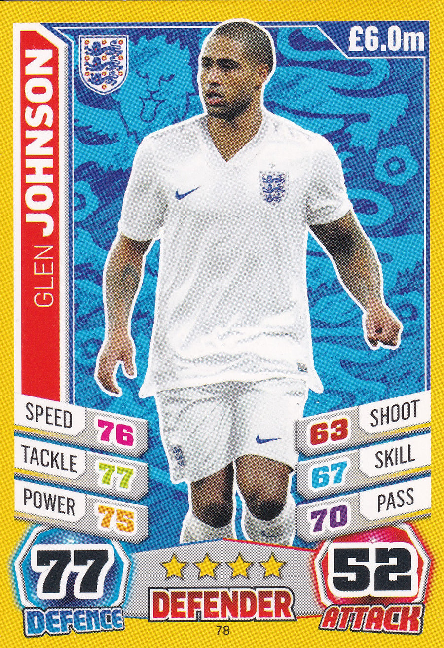 078. GLEN JOHNSON - ENGLAND