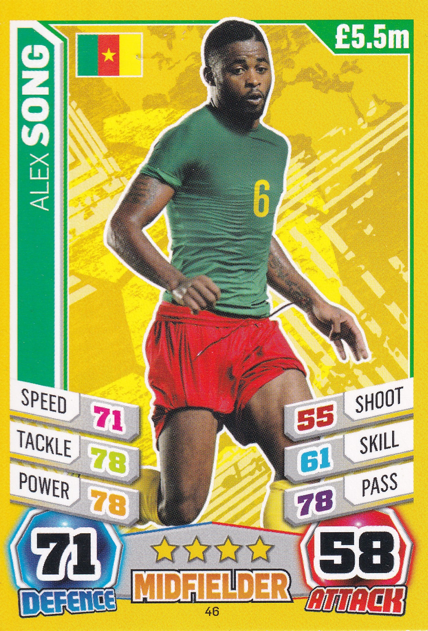 046. ALEX SONG - CAMEROON