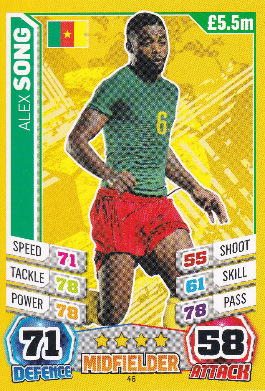 046. ALEX SONG - CAMEROON