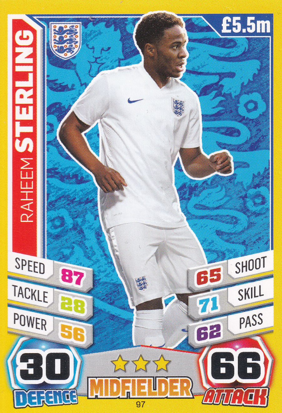 097. RAHEEM STERLING - ENGLAND