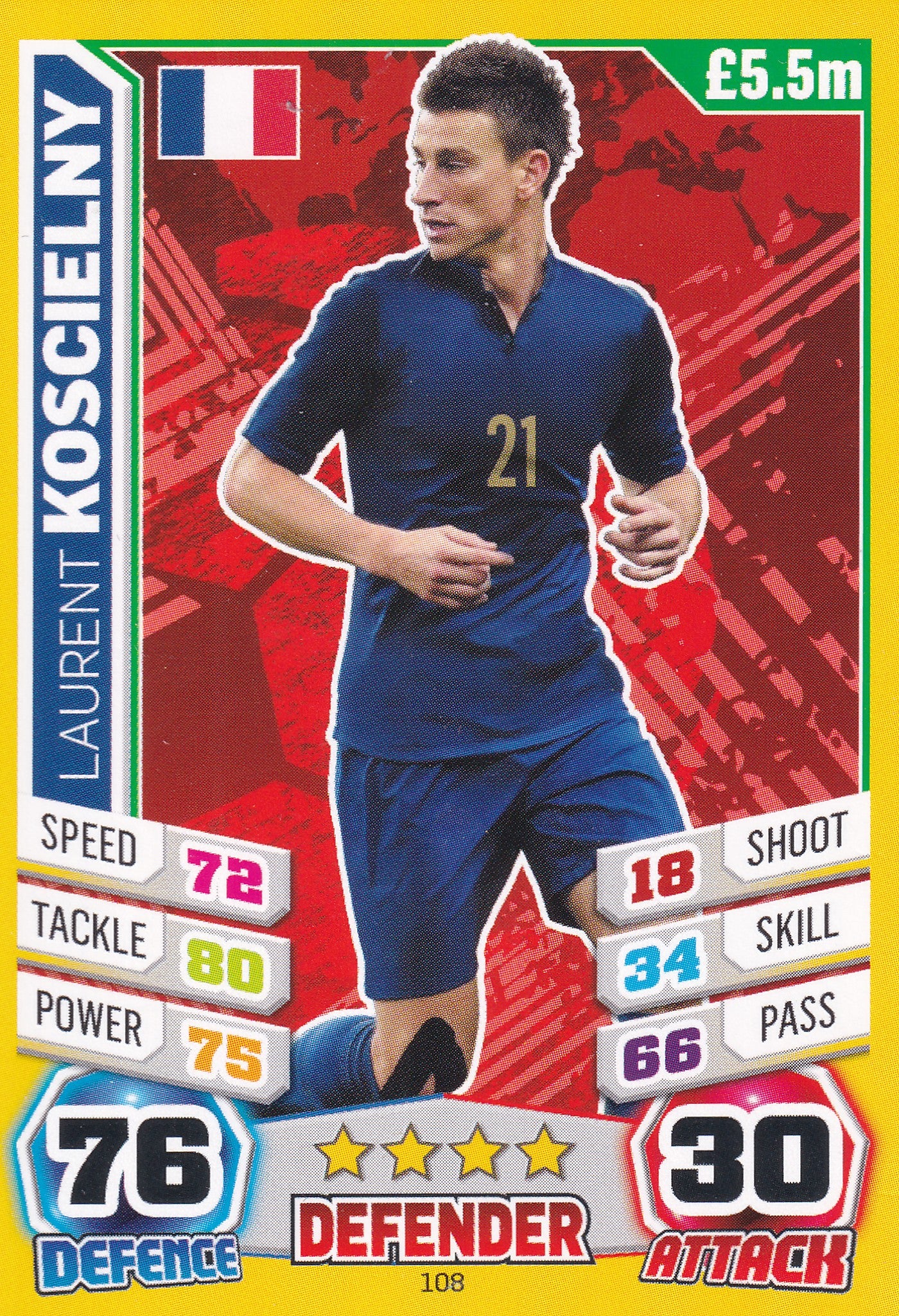 108. LAURENT KOSCIELNY - FRANCE