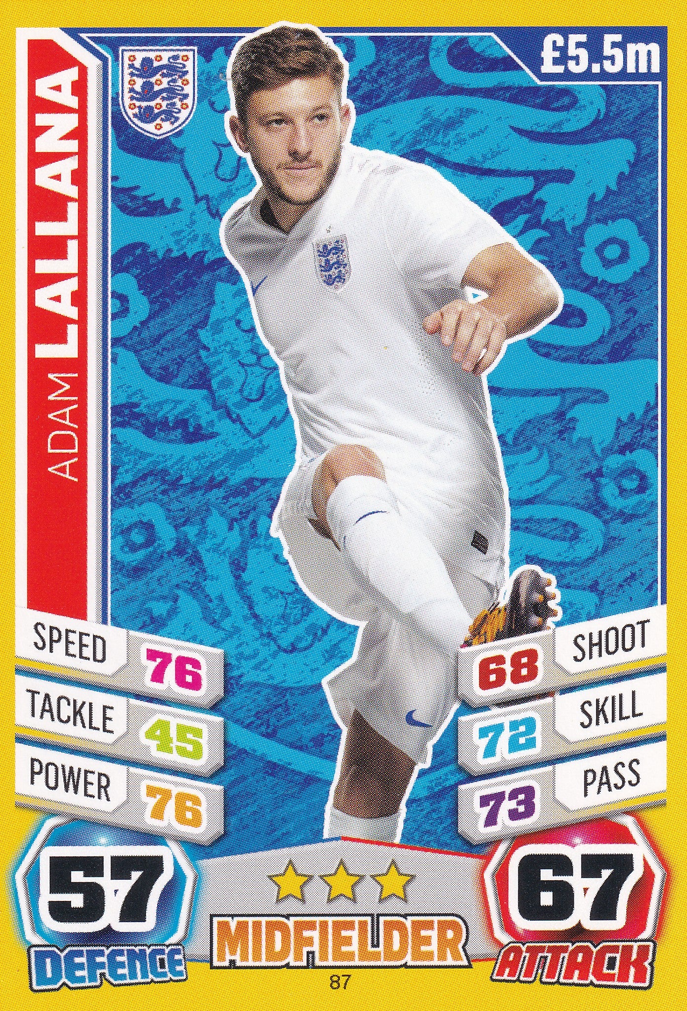 087. ADAM LALLANA - ENGLAND