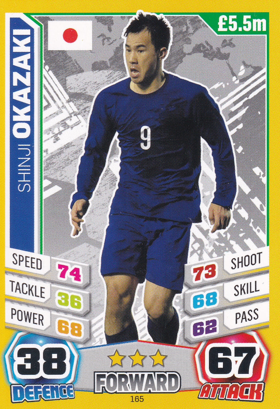 165. SHINJI OKAZAKI - JAPAN
