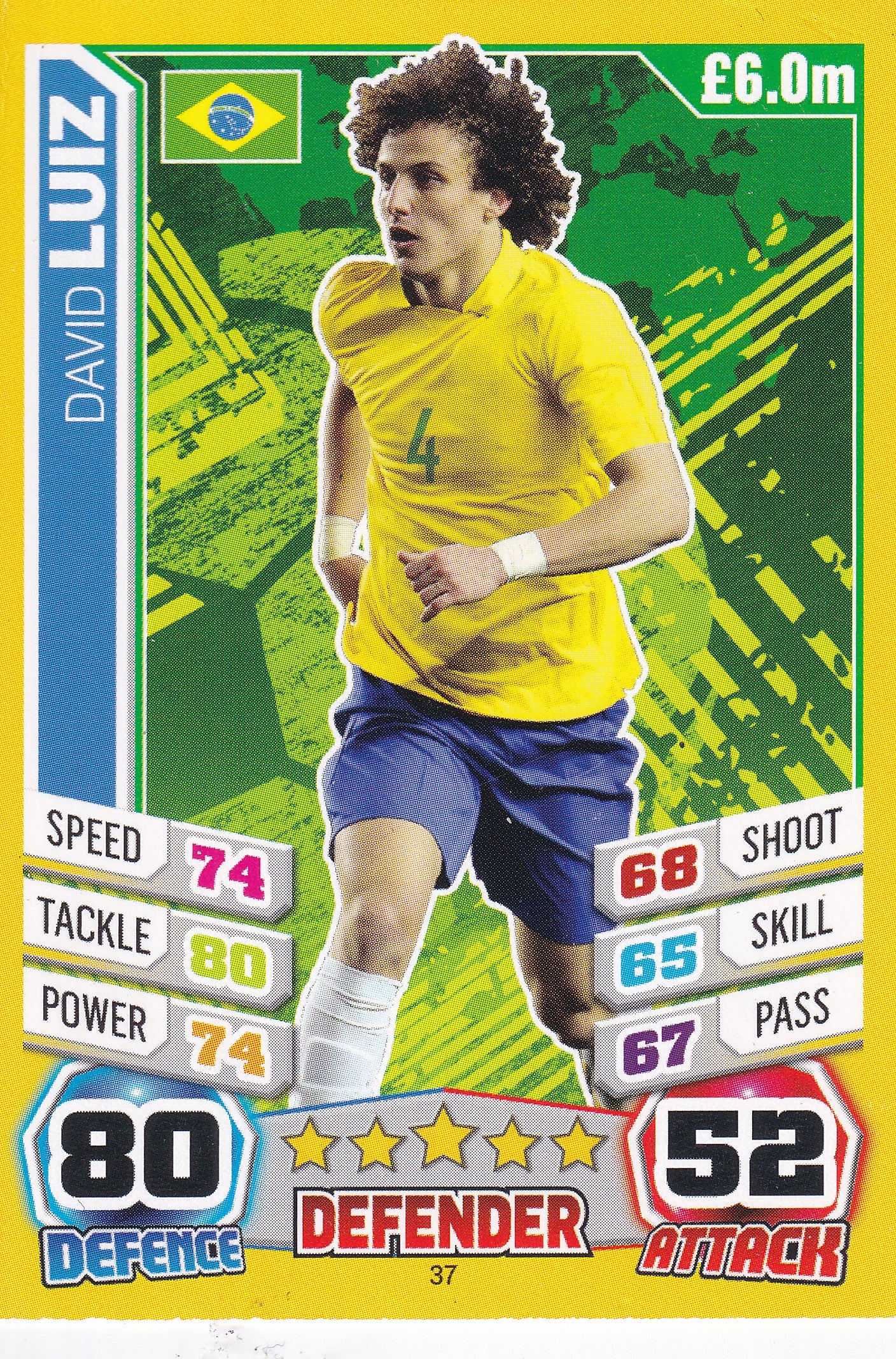 037. DAVID LUIZ - BRAZIL