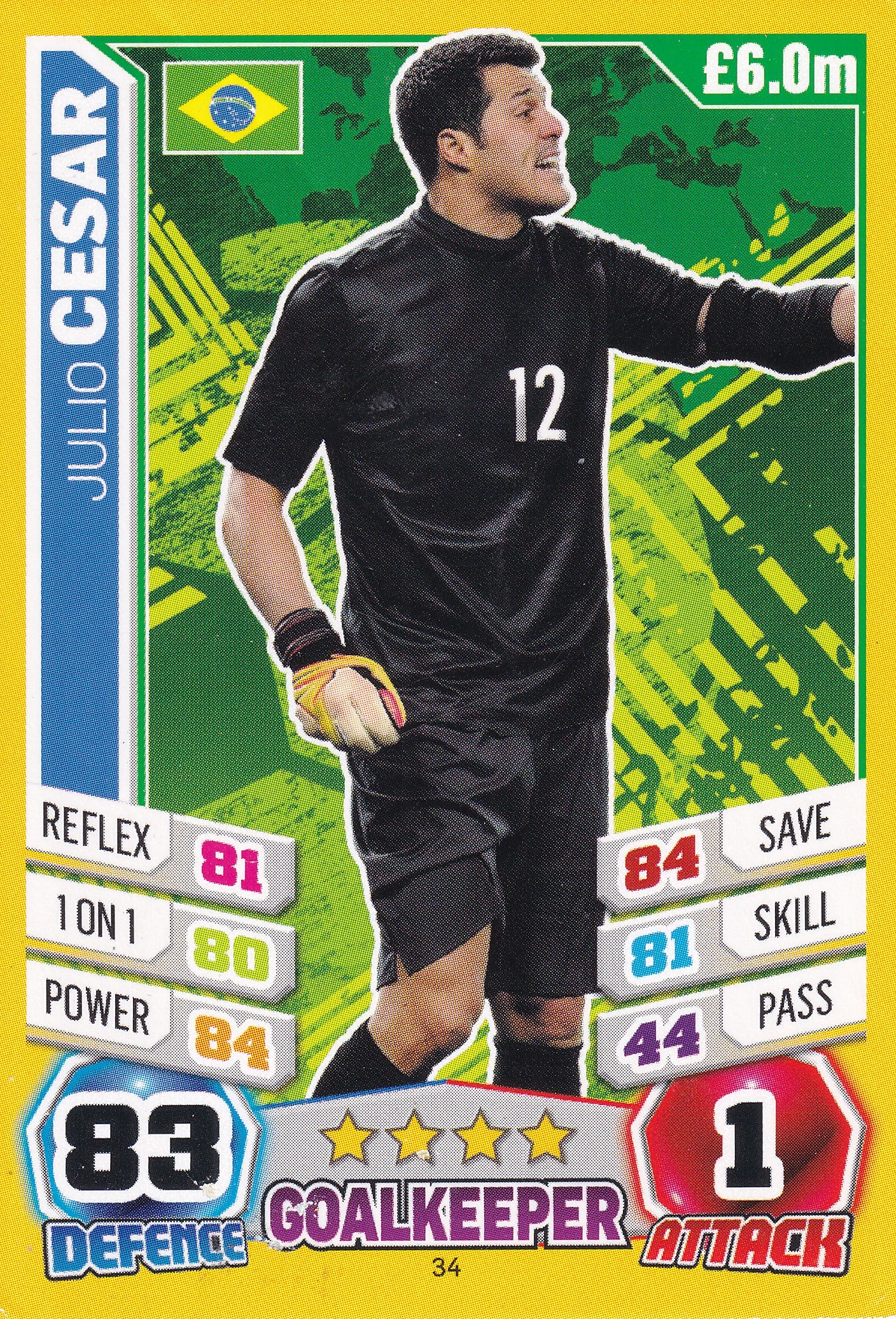 034. JULIO CESAR - BRAZIL