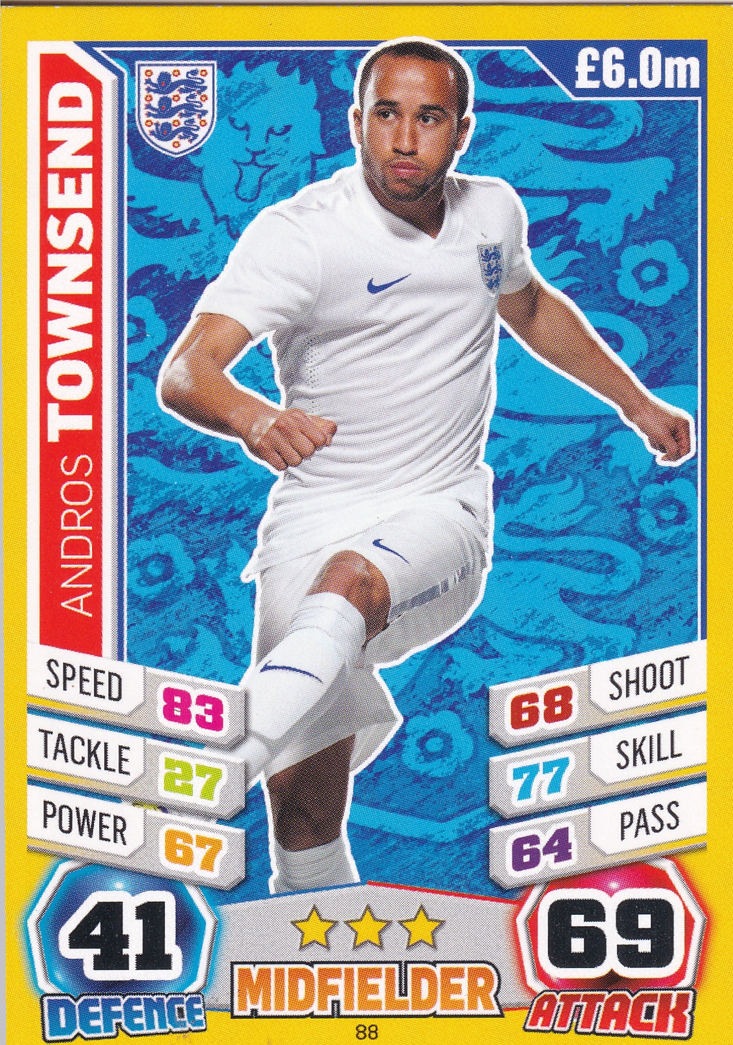 088. ANDROS TOWNSEND - ENGLAND