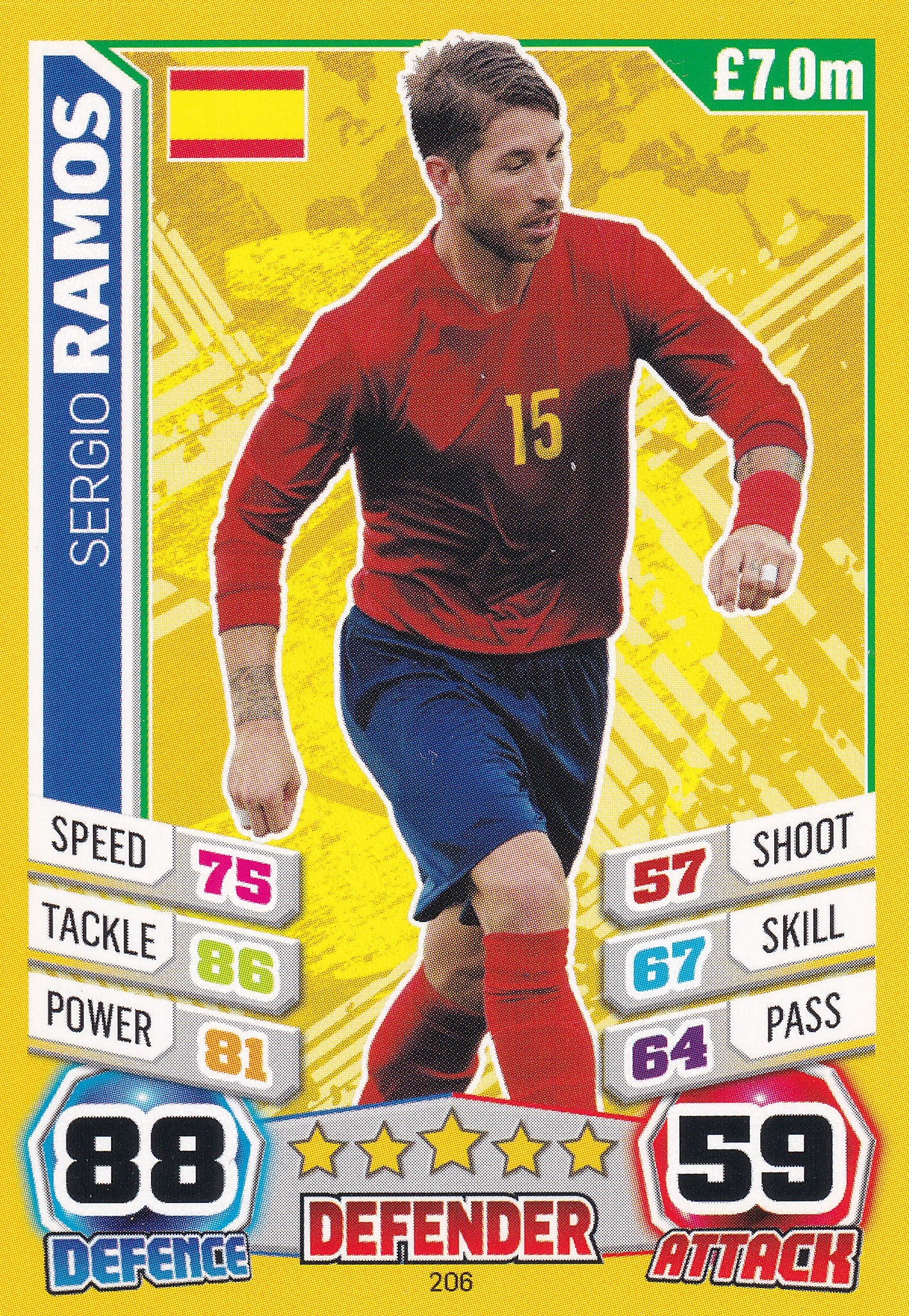 206. SERGIO RAMOS - SPAIN
