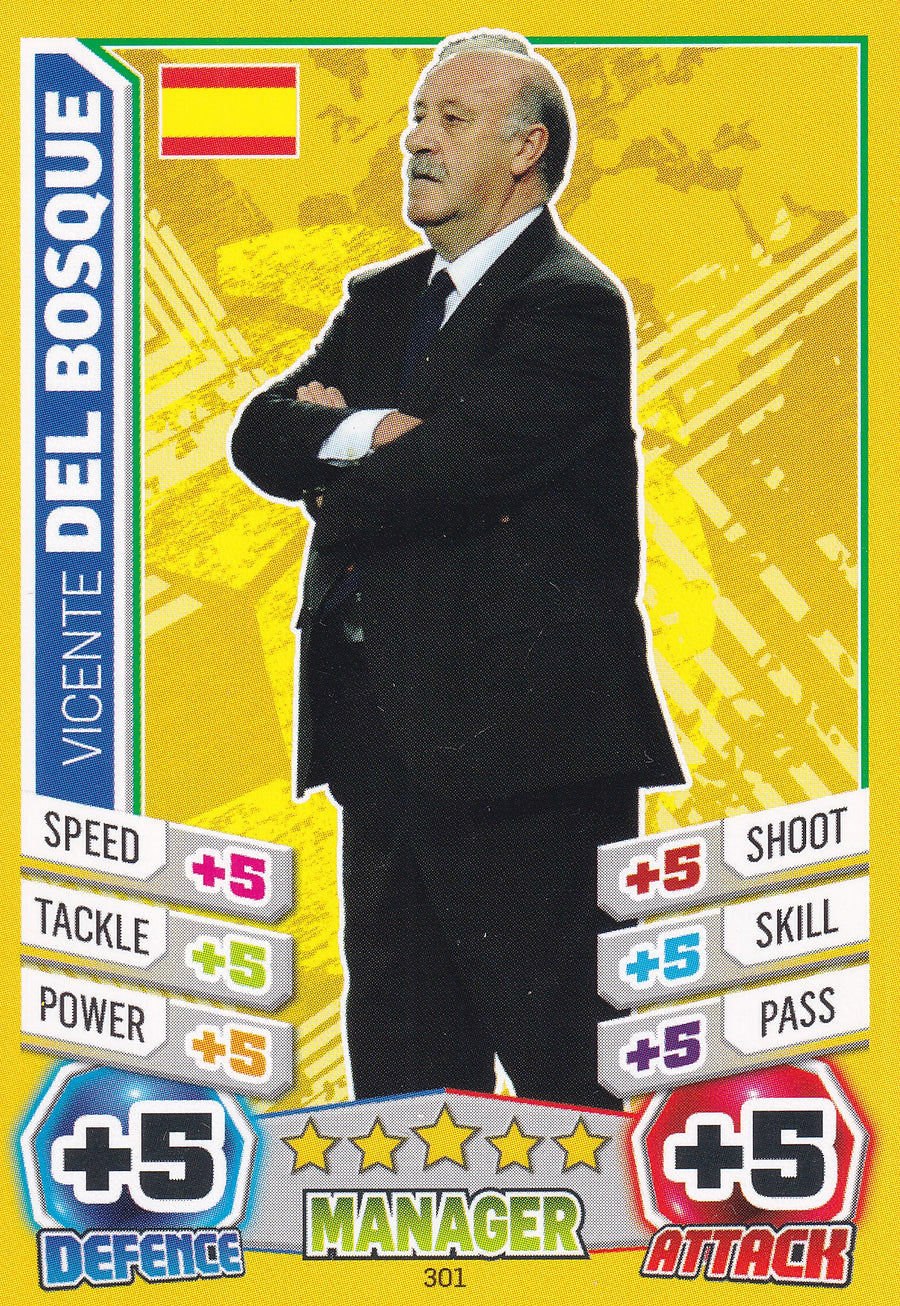 301. VICENTE DEL BOSQUE - SPAIN - MANAGER